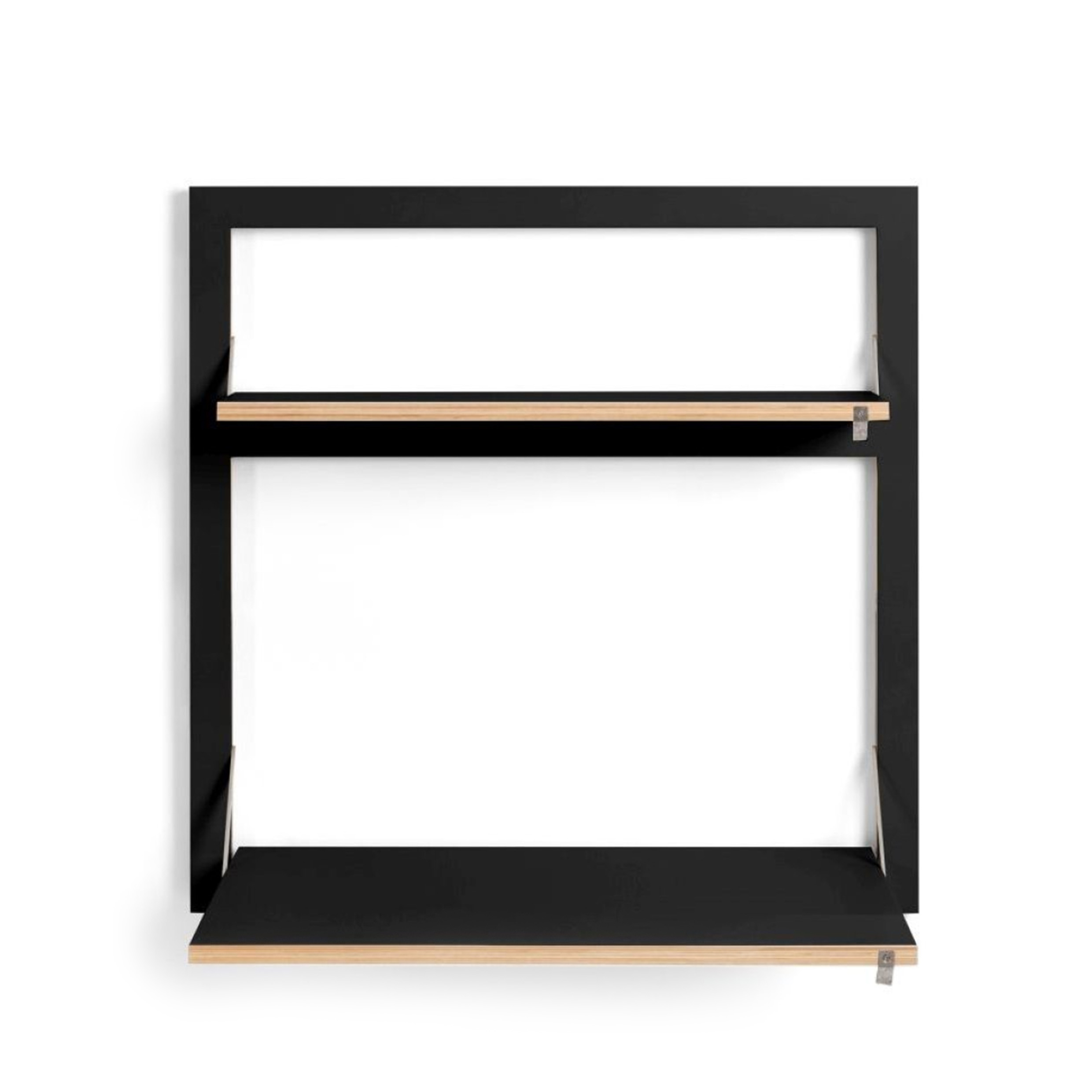 AMBIVALENZ // FLÄPPS - WALL DESK/SECRETARY | 80X80-2 | BLACK