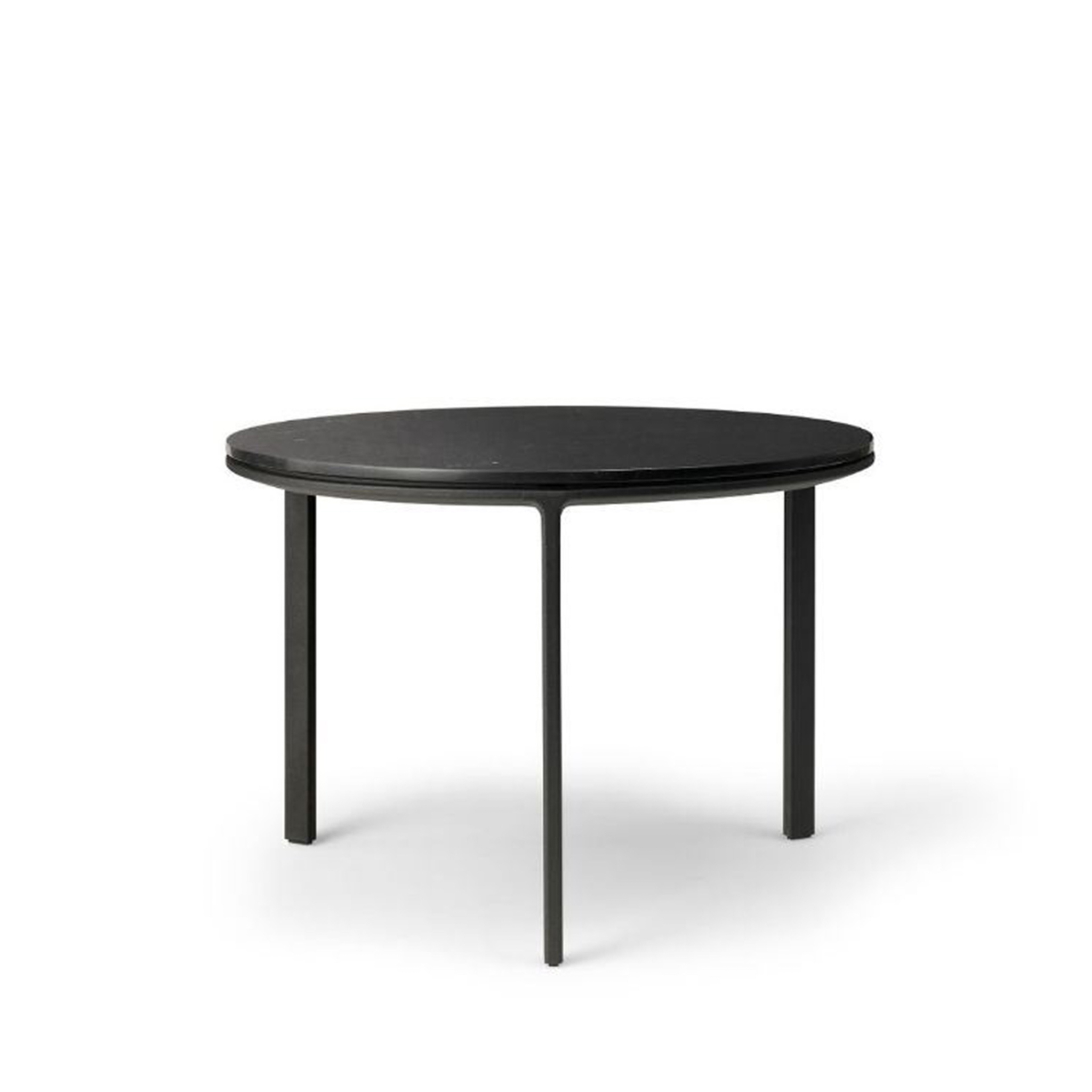 VIPP 423 // COFFEE TABLE - SIDE TABLE, Ø60, MARBLE, BLACK