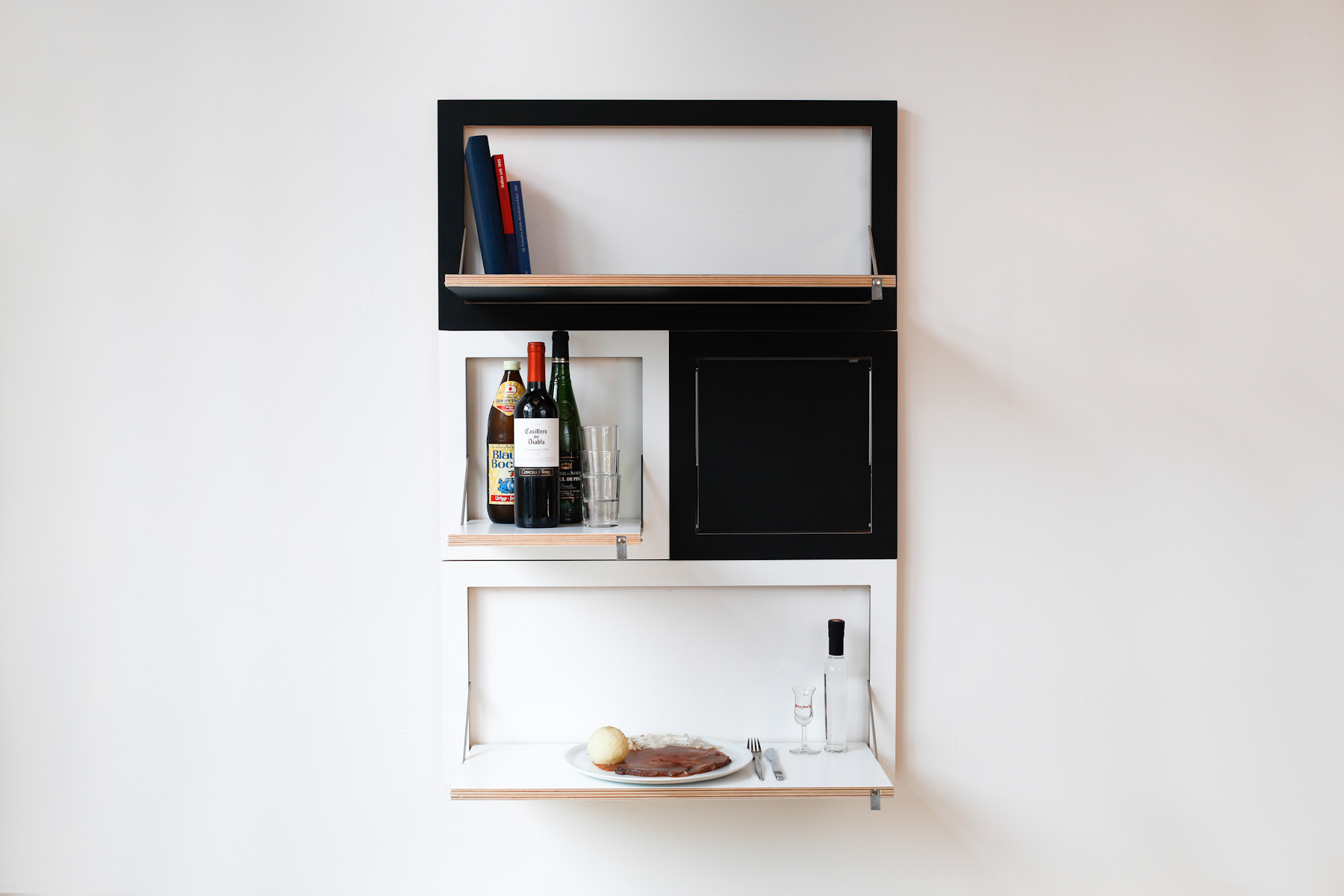 AMBIVALENZ // FLÄPPS - SHELF | 40X40-1 | WHITE