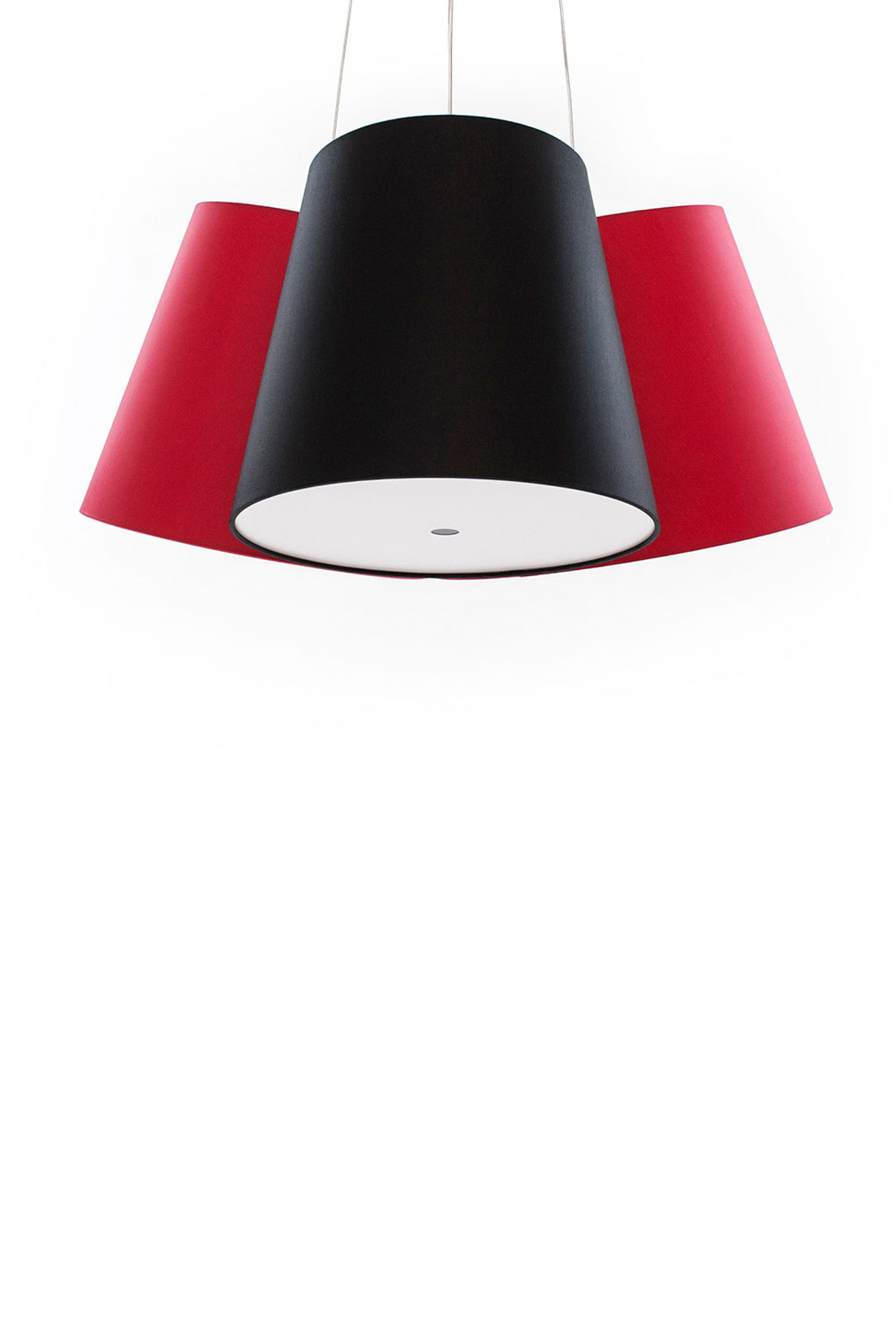 frauMaier // Cluster (3 shades) - Pendant lamp, red