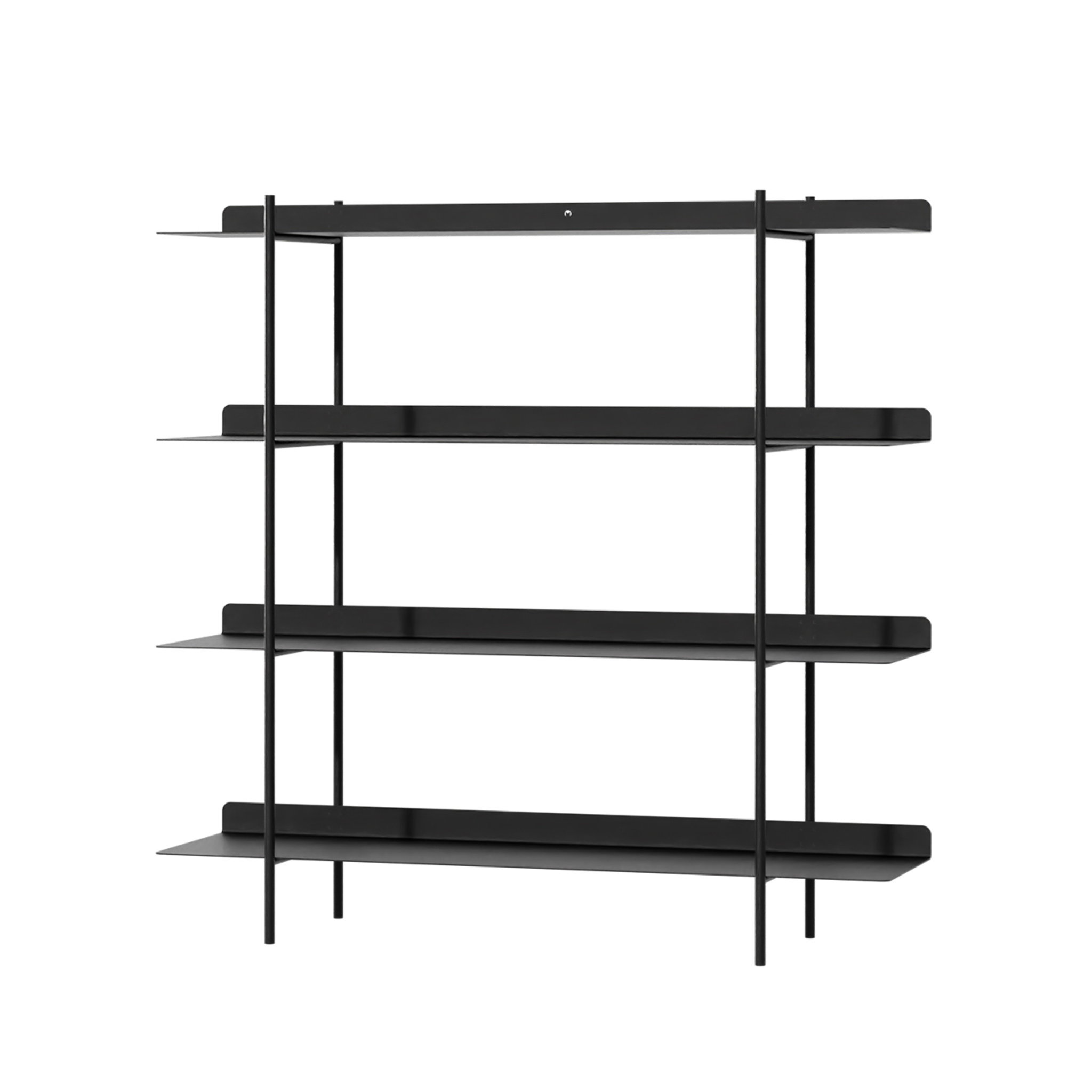 METALLBUDE // THARON - STANDING SHELF | BLACK | 4er-SET