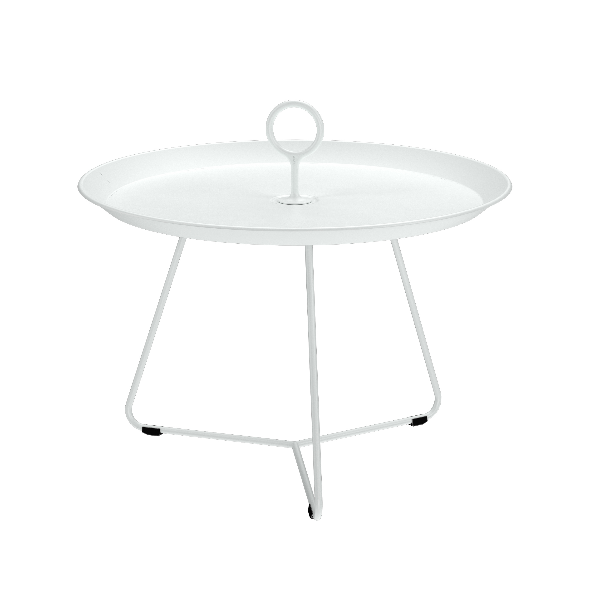 Houe // EYELET - Tray table, Ø57,5, White