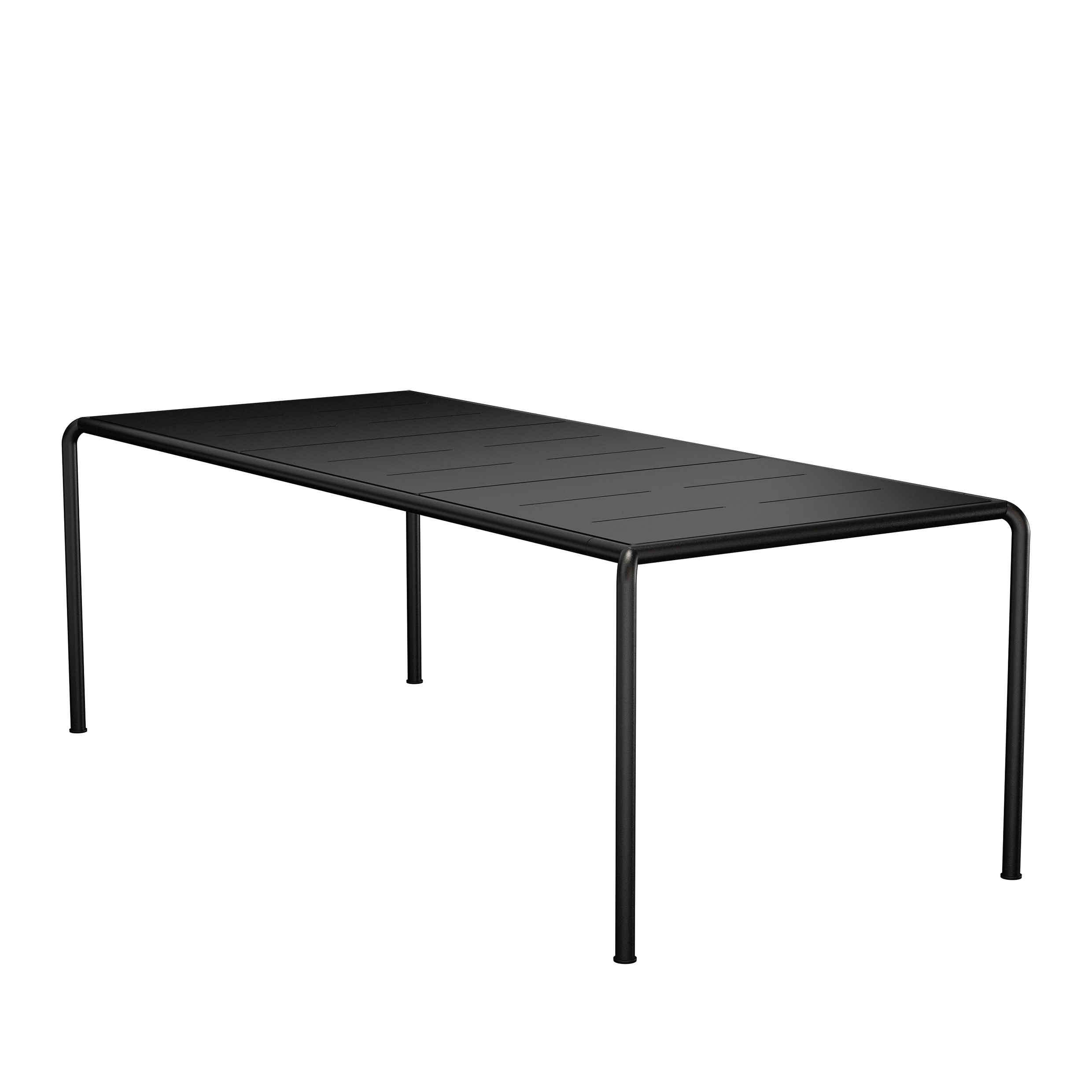 Houe // AVANTI Dining table - Outdoor dining table, 222x98cm, Black / Black