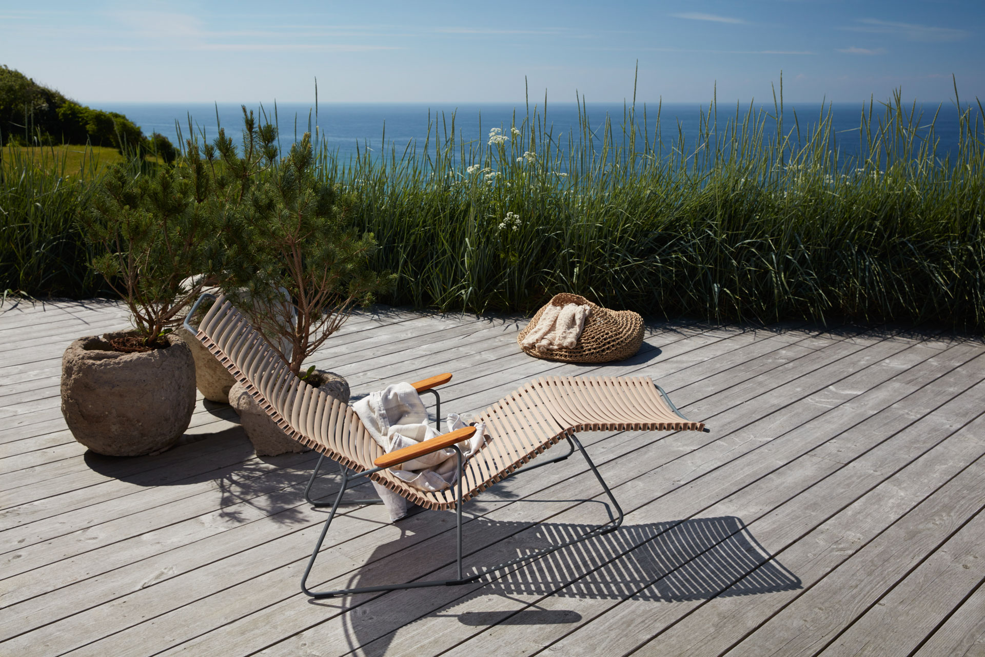 Houe // CLICK Sunrocker - Gartenliege,  Olive green