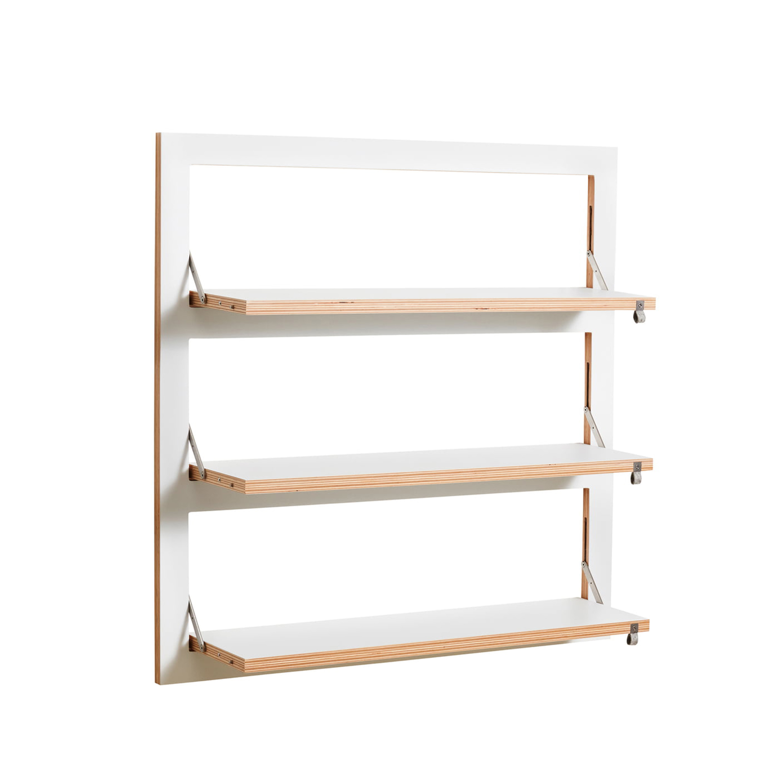 AMBIVALENZ // FLÄPPS - SHELF | 80X80-3 | WHITE