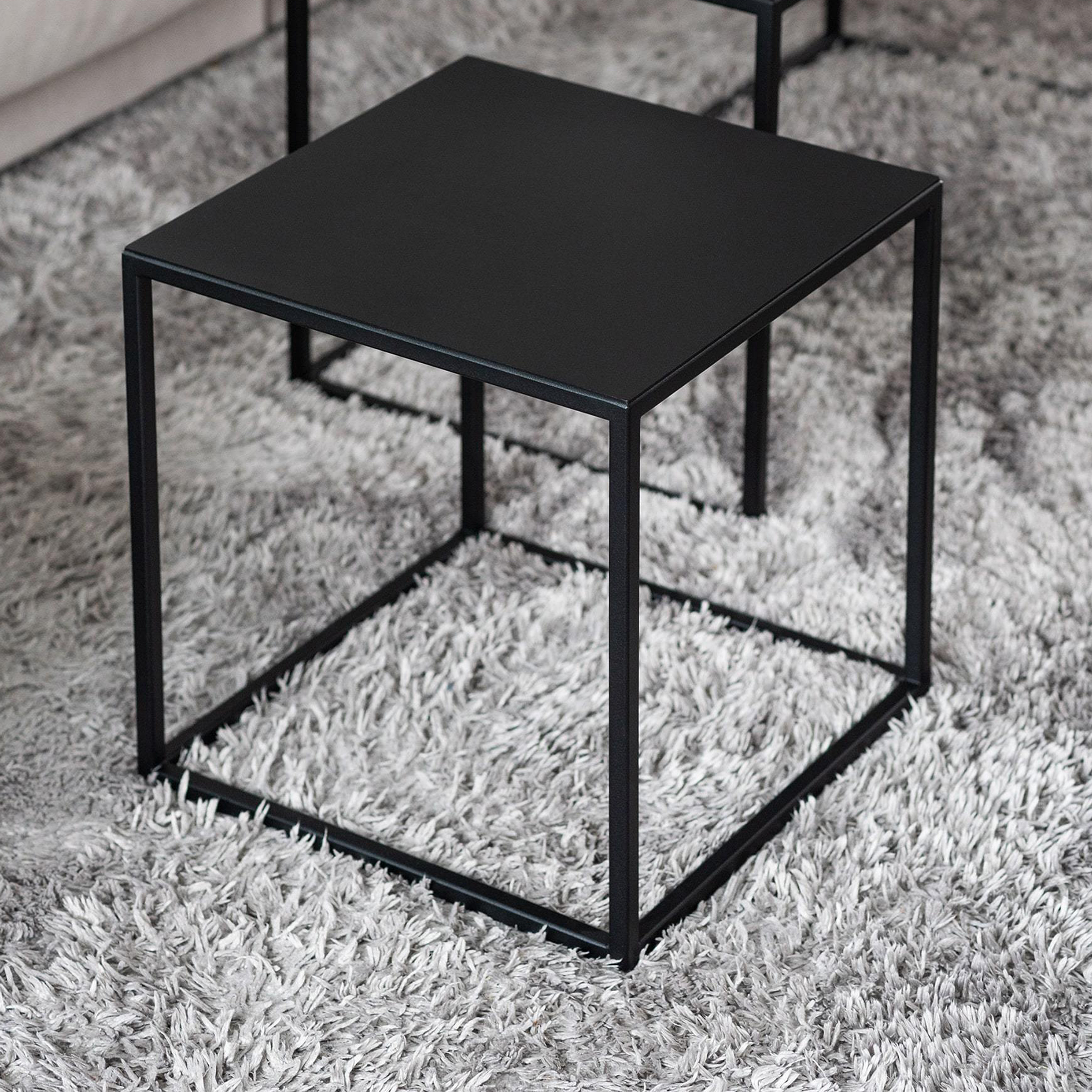 METAL BOOTH // TRE SEMNIA X - COFFEE TABLE | SET OF 3 | BLACK