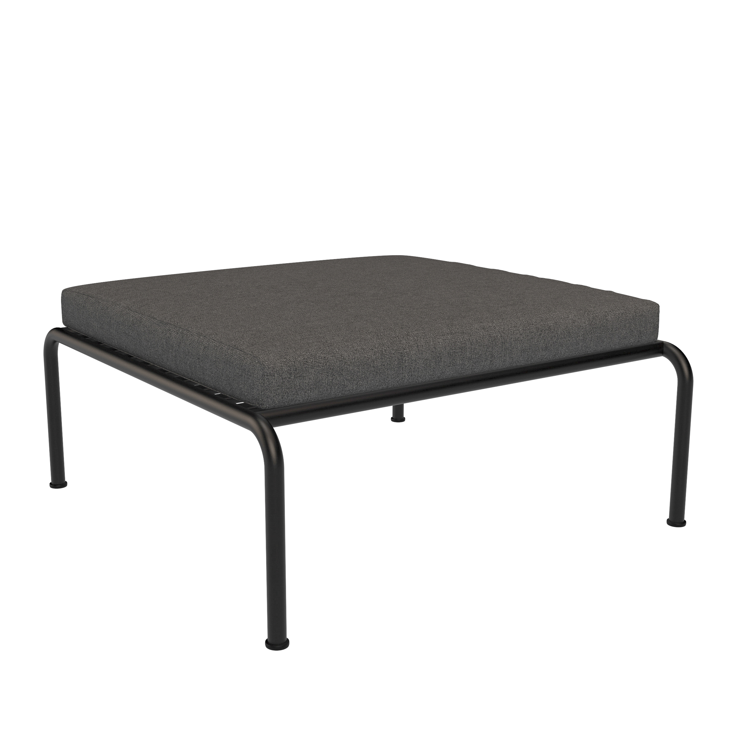 Houe // AVON Ottoman - Lounge stool, Dark grey / Dark grey