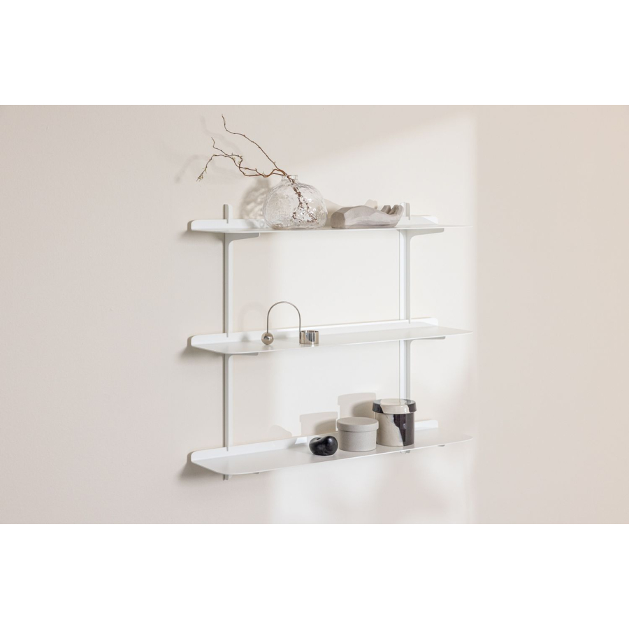 METALLBUDE // LINARA - WALL SHELF | WHITE | 3