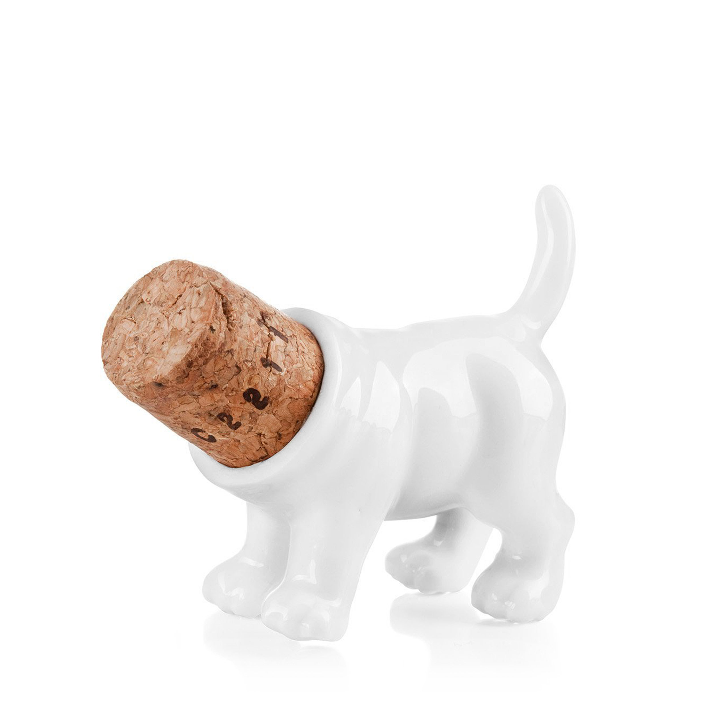 DONKEY PRODUCTS // RUFUS - WINE STOPPER | WHITE