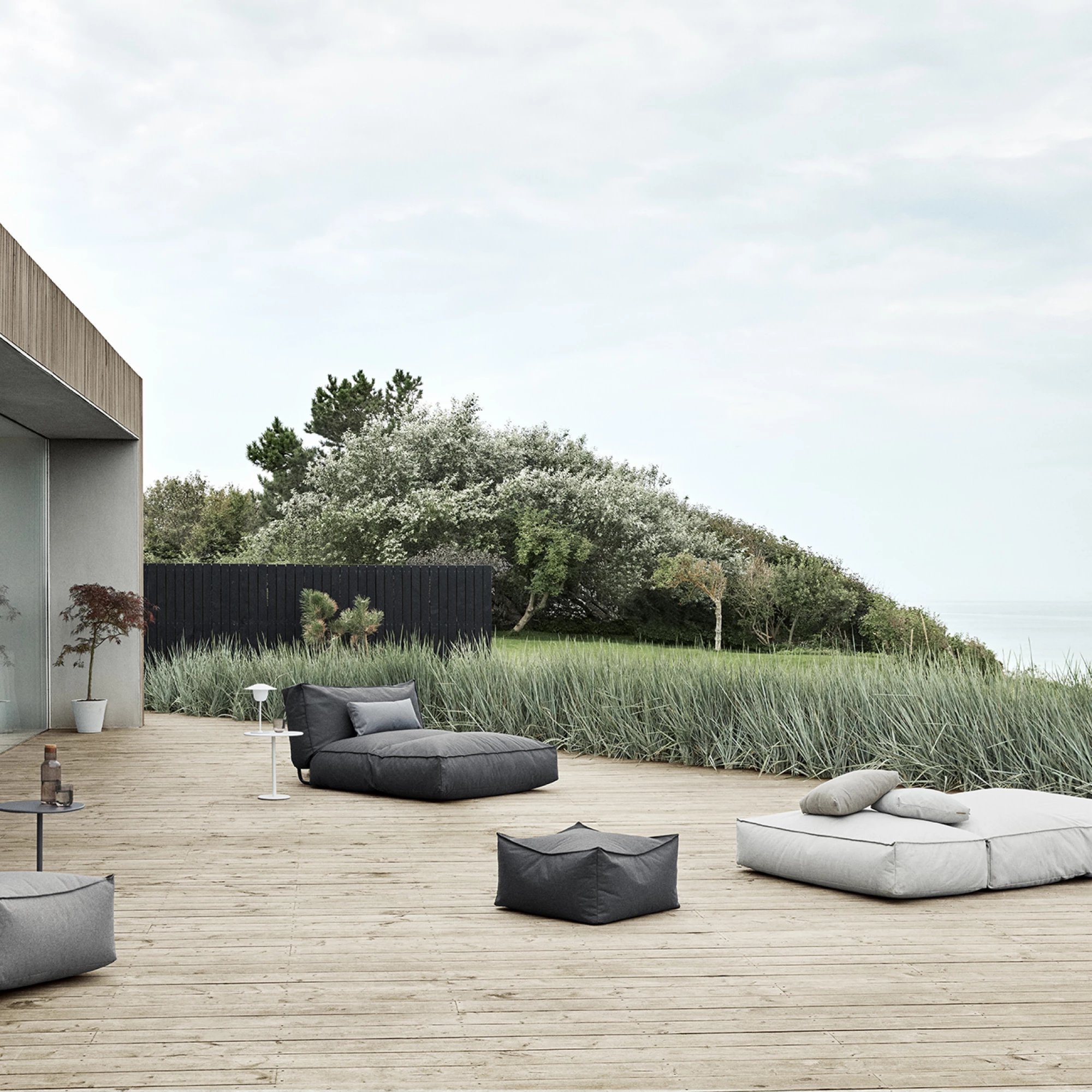 BLOMUS // STAY - OUTDOOR KISSEN | 45 x 45 cm | STONE