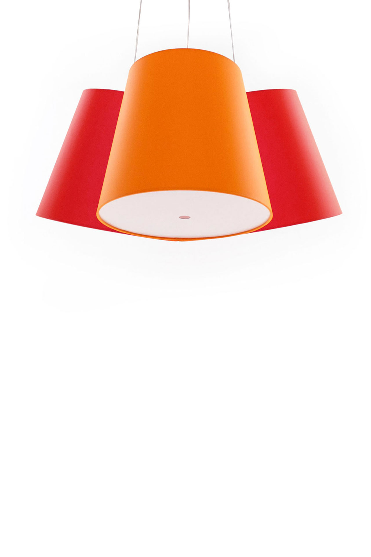 frauMaier // Single BigCluster - Pendant lamp, orange