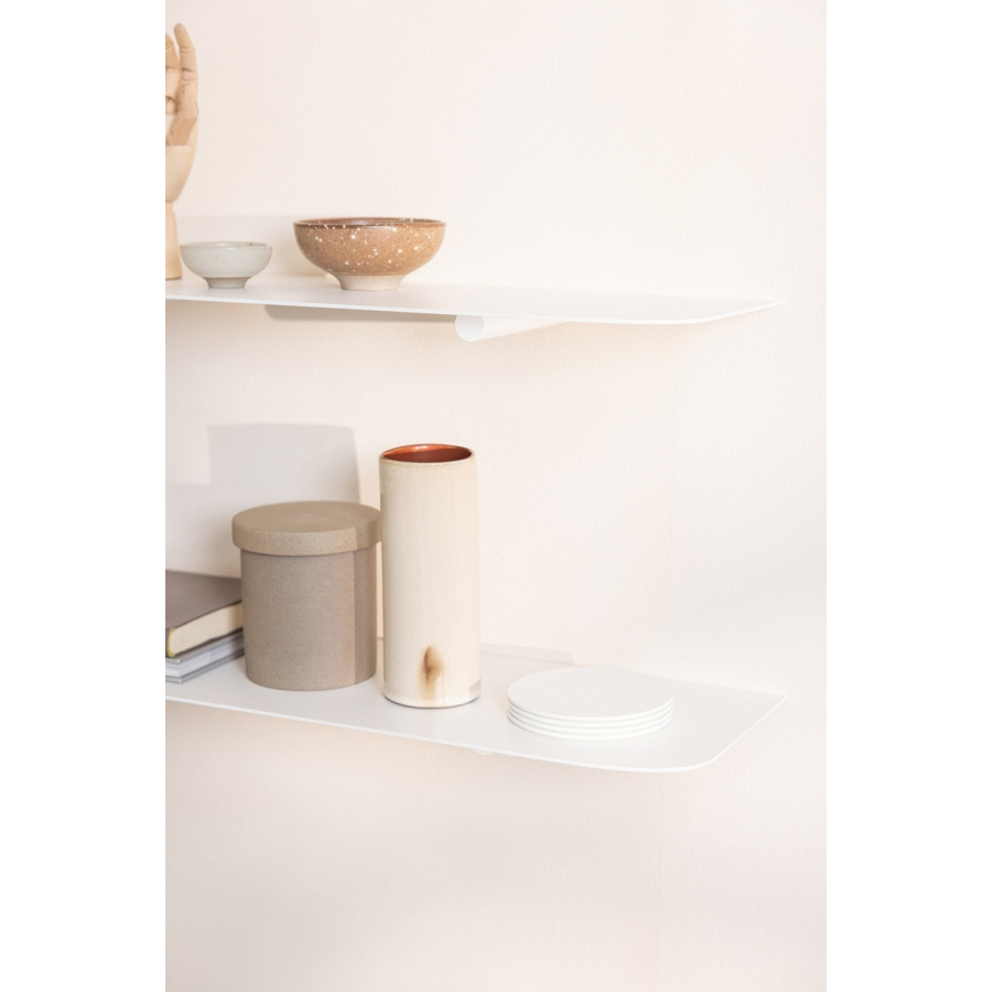 METALLBUDE // LENN - WALL SHELF | WHITE | S