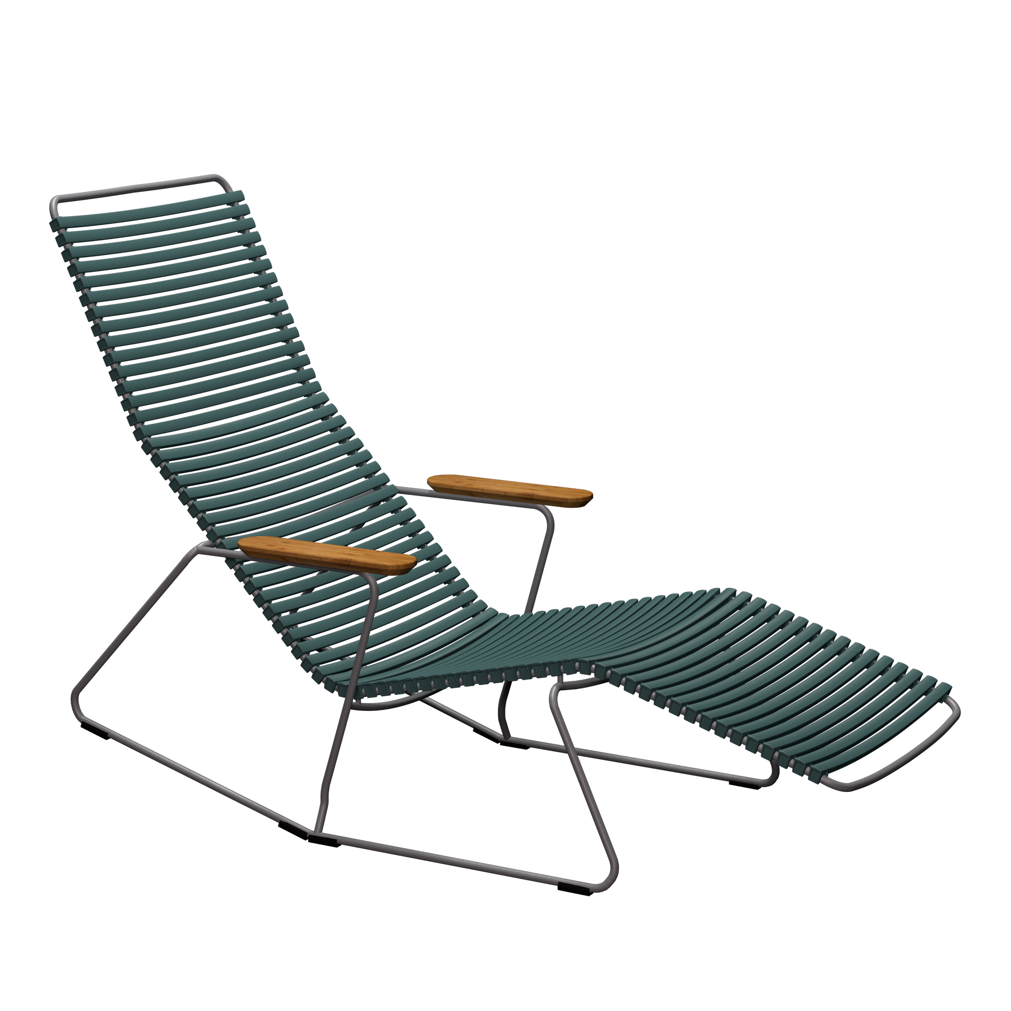 Houe // CLICK Sunrocker - Gartenliege,  Pine green