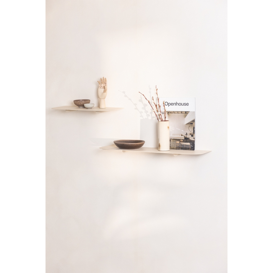 METALLBUDE // LENN - WALL SHELF | WHITE | L