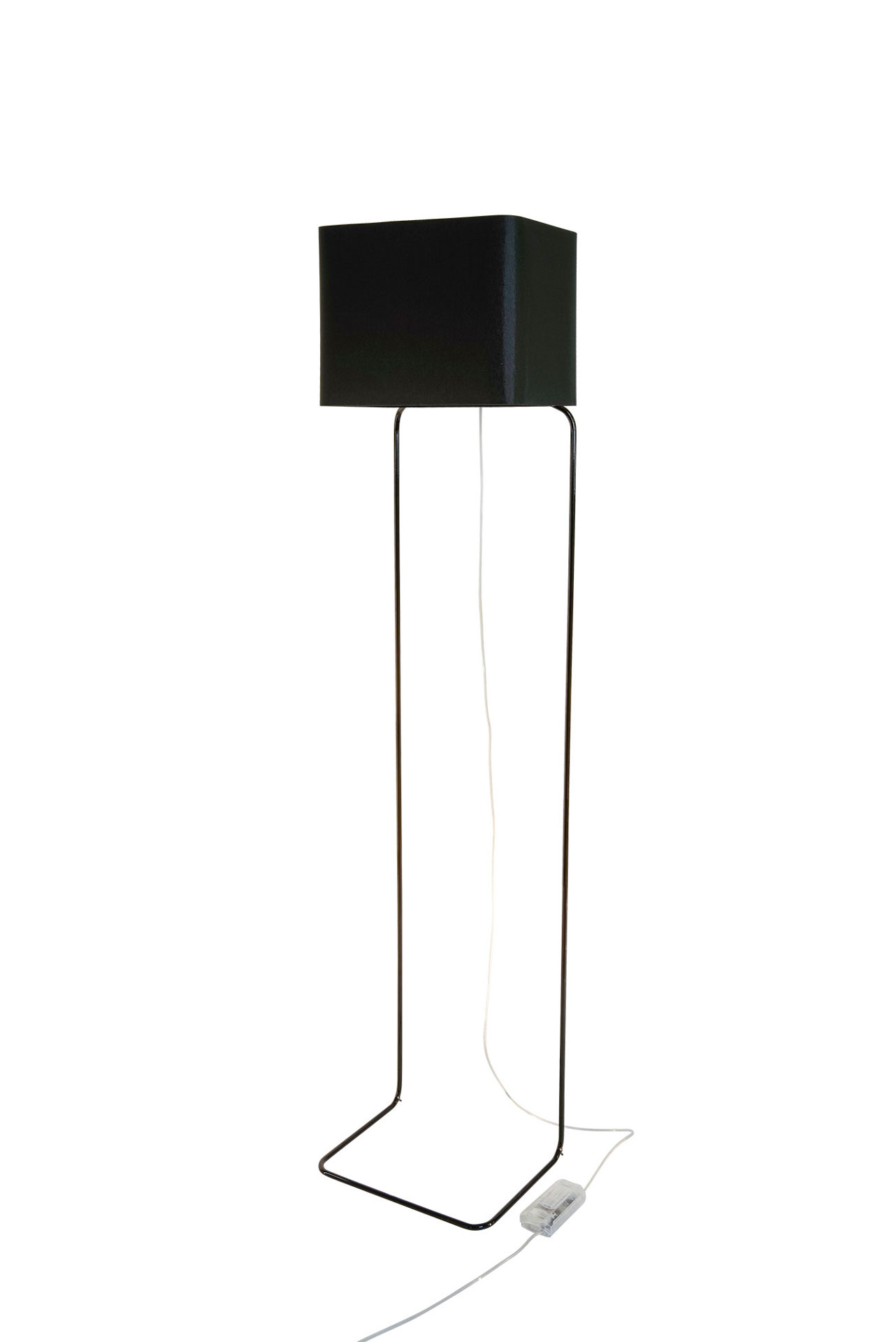 frauMaier // ThinLissie - Floor lamp, black, foot switch