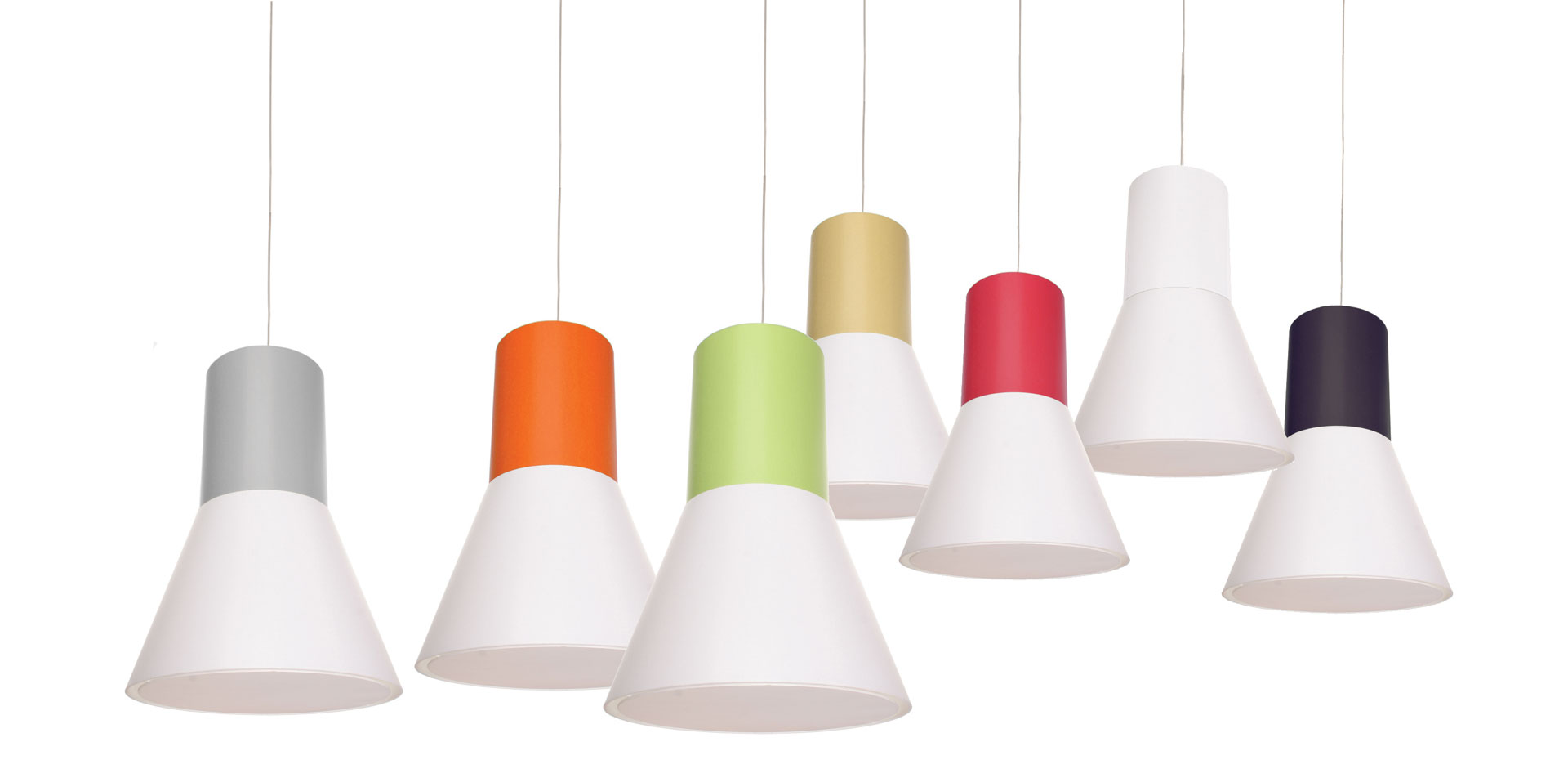 frauMaier // BigAndy white - Pendant lamp, senagold