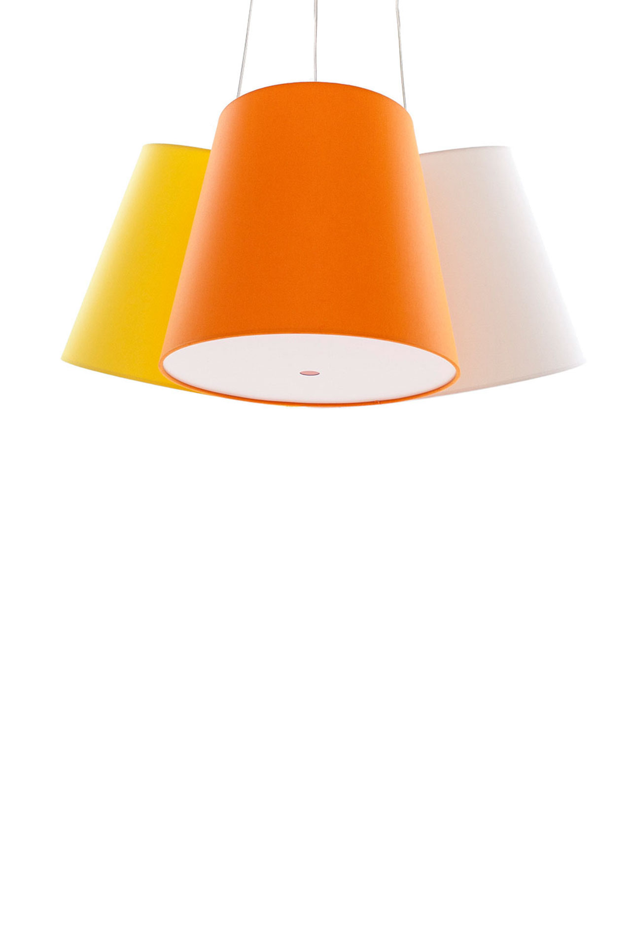 frauMaier // Single BigCluster - Pendant lamp, orange