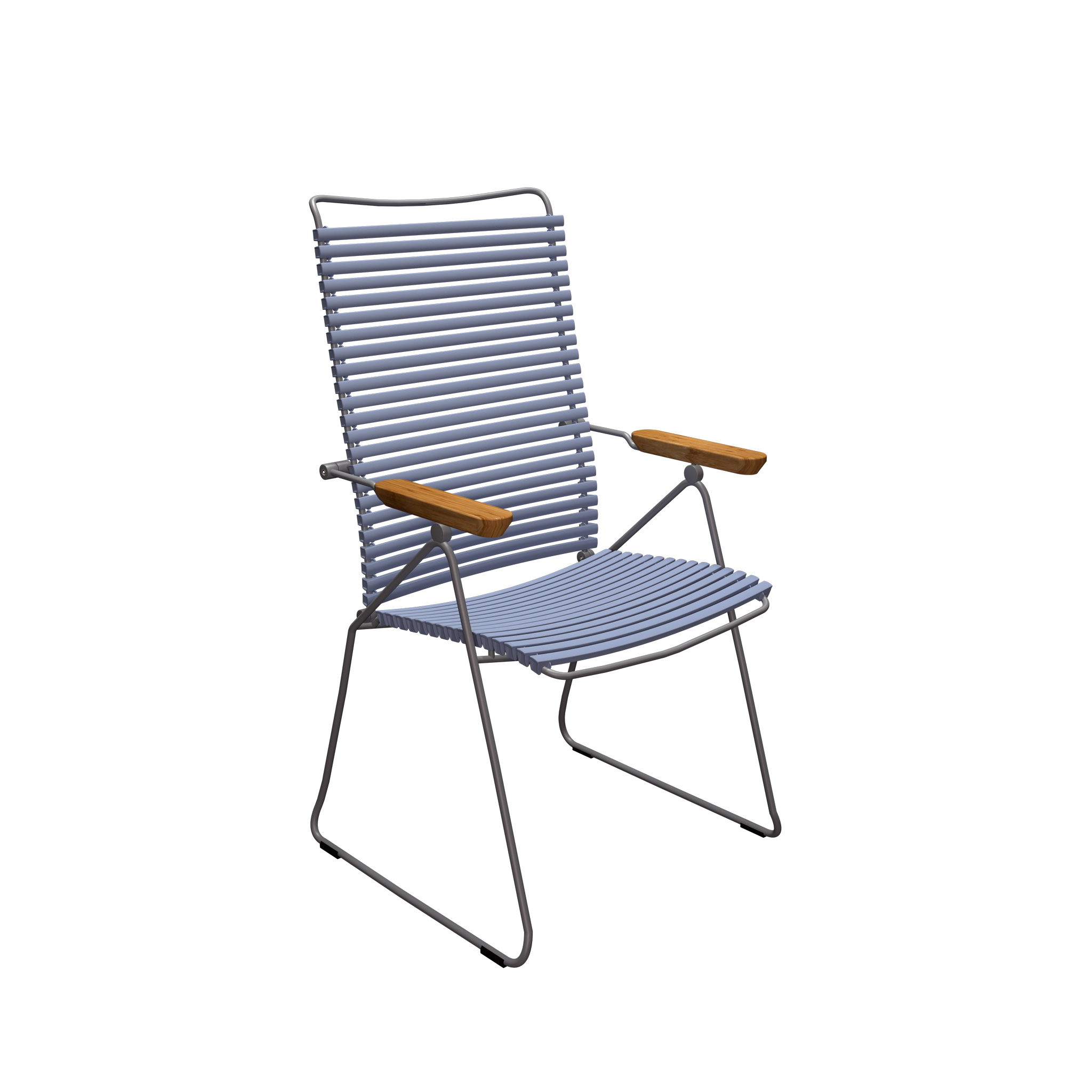 Houe // CLICK Position Chair - adjustable high-back chair, pigeon blue