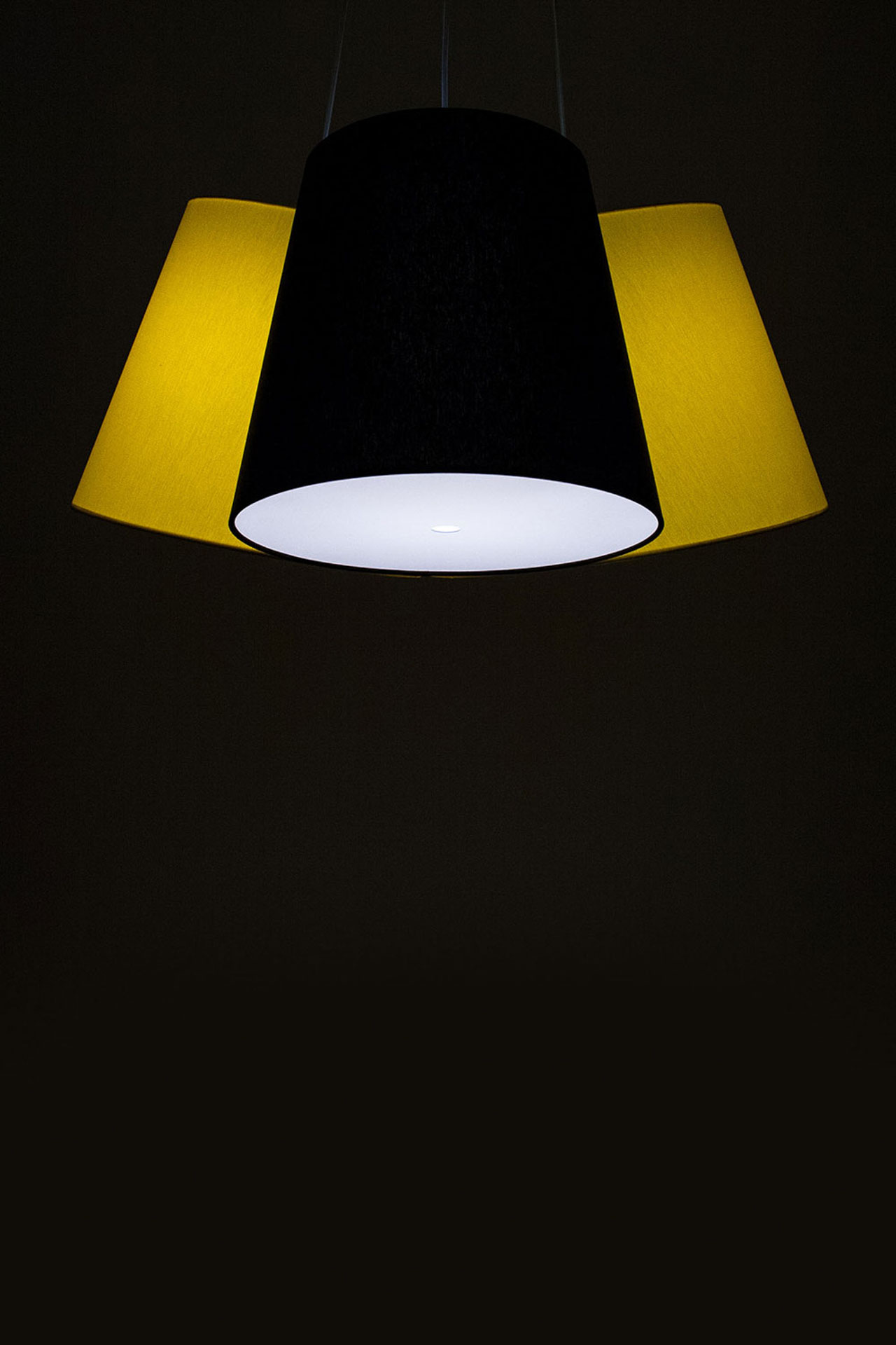 frauMaier // Single SmallCluster - Pendant lamp, yellow