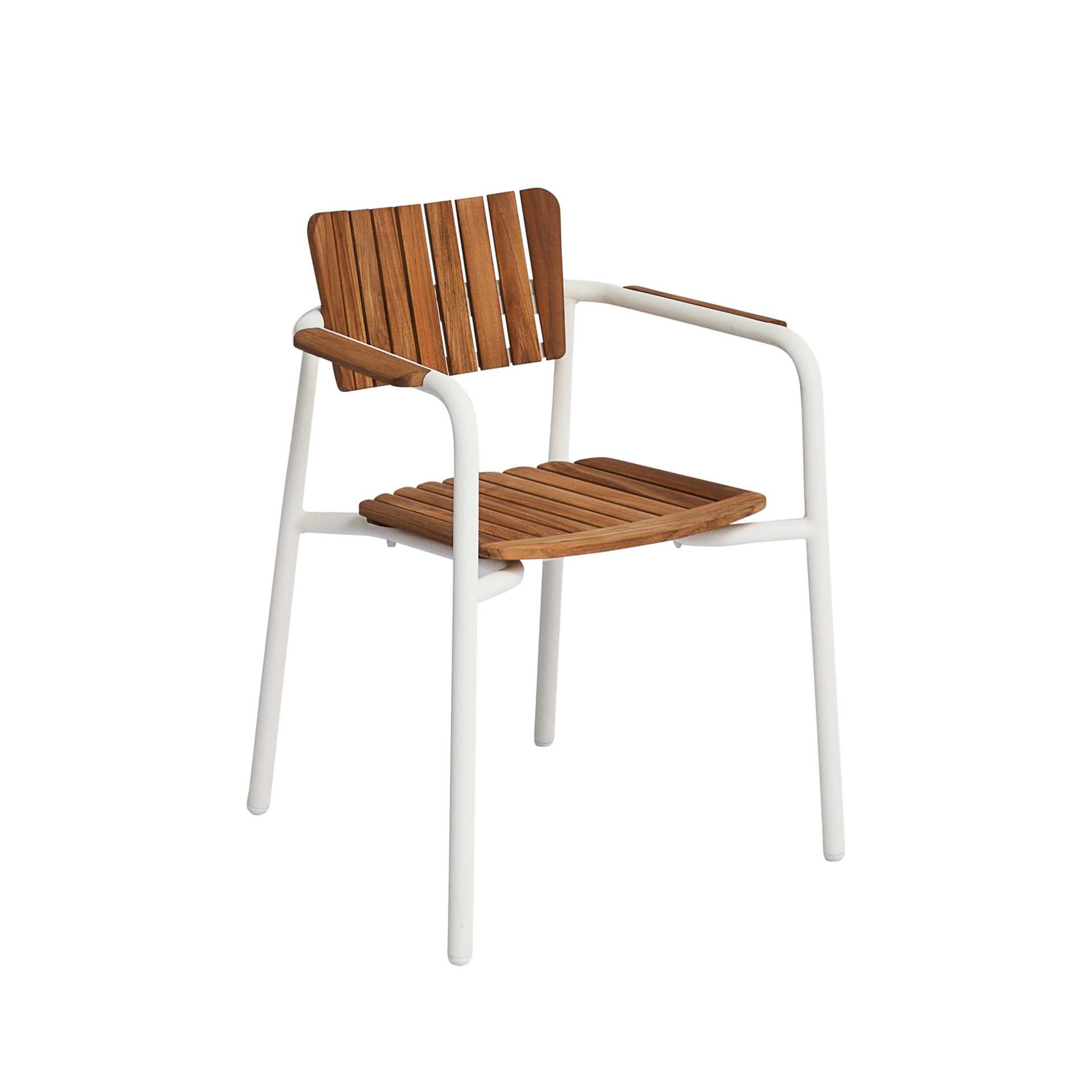 MINDO // MINDO 119 DINING CHAIR W ARMS | OFF WHITE