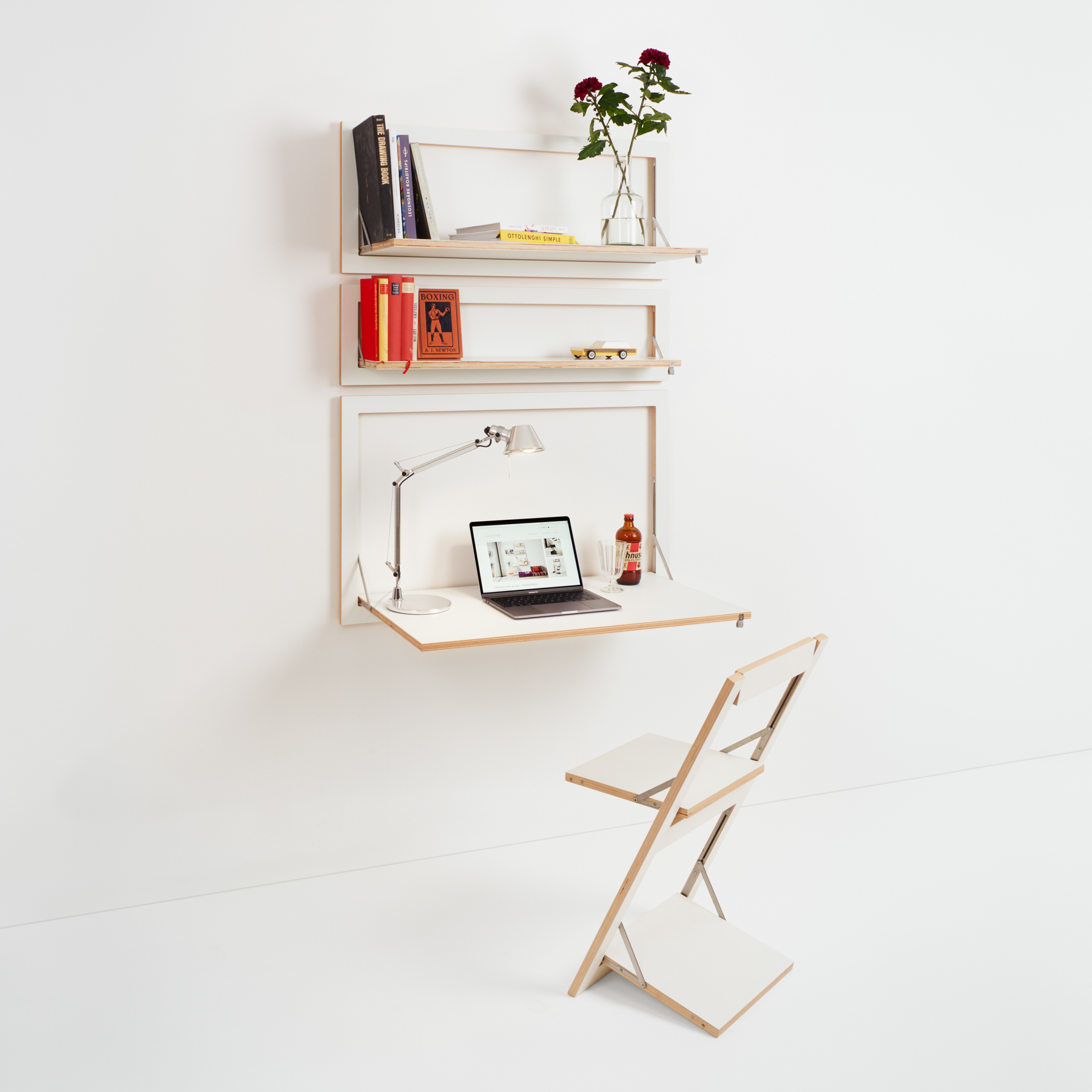 AMBIVALENZ // FLÄPPS - SHELF | 100X40-1 | WHITE