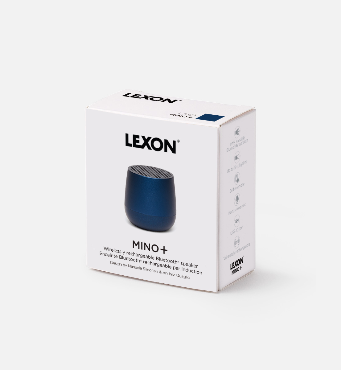 LEXON DESIGN // MINO+ - BLUETOOTH SPEAKER | BLACK