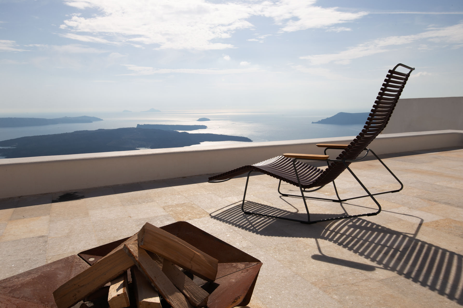 Houe // CLICK Sunrocker - Gartenliege,  Olive green