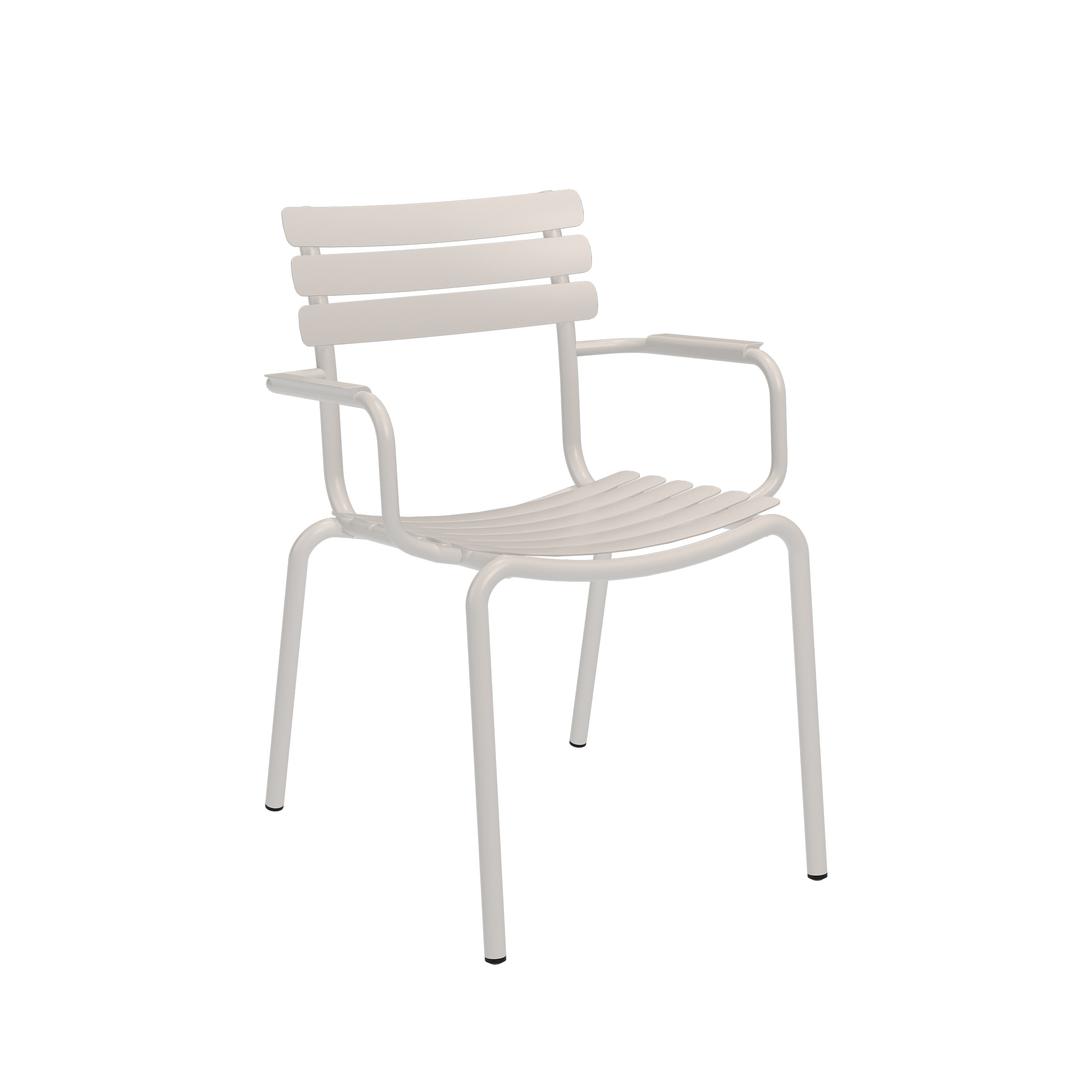 Houe // AVANTI Dining Chair - Garden chair with Armrest, Muted white