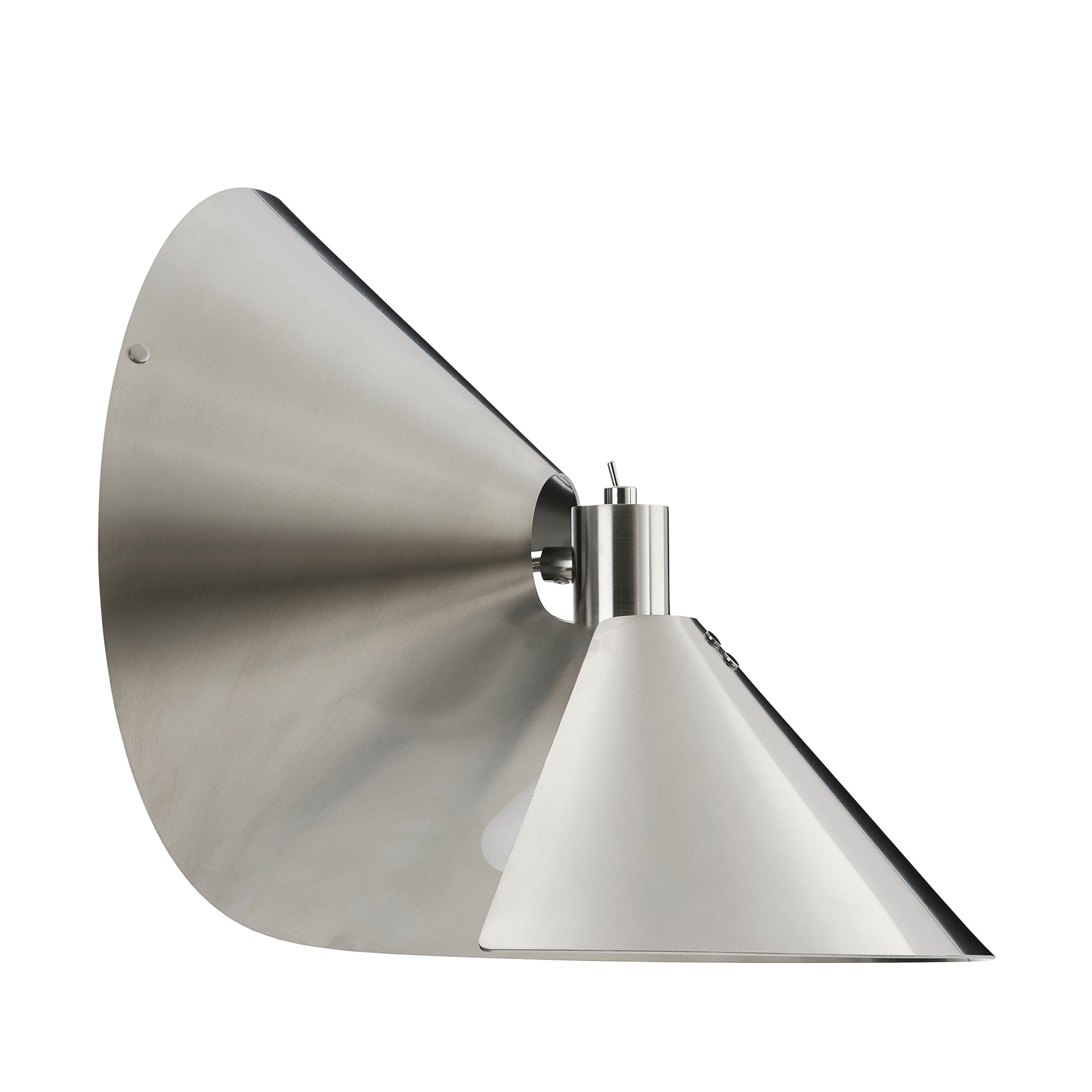 FRANDSEN // PEEL WALL LAMP EU - BRUSHED STAINLESS STEEL