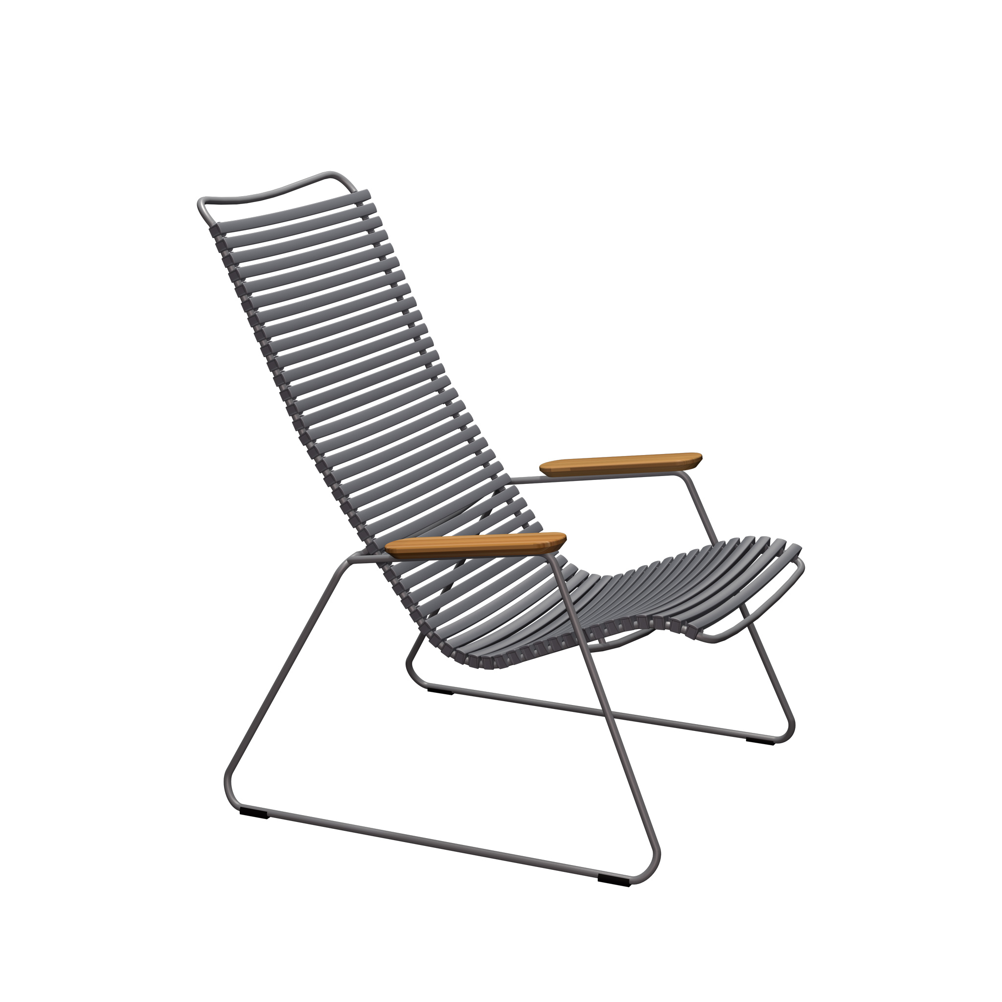 Houe // CLICK Lounge Chair - Gartensessel, Dark grey