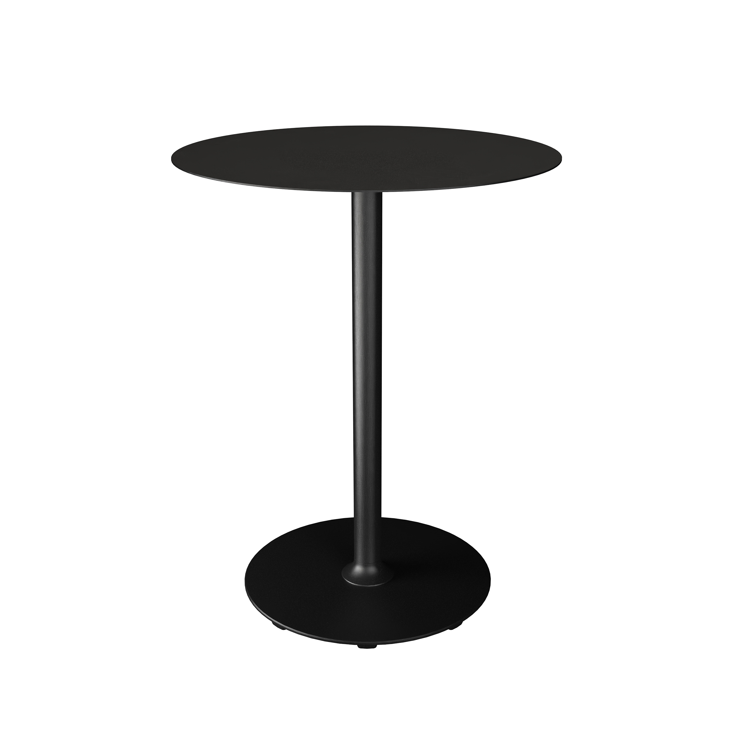 Houe // PICO Bar Table - high table, round base, Ø74cm, black