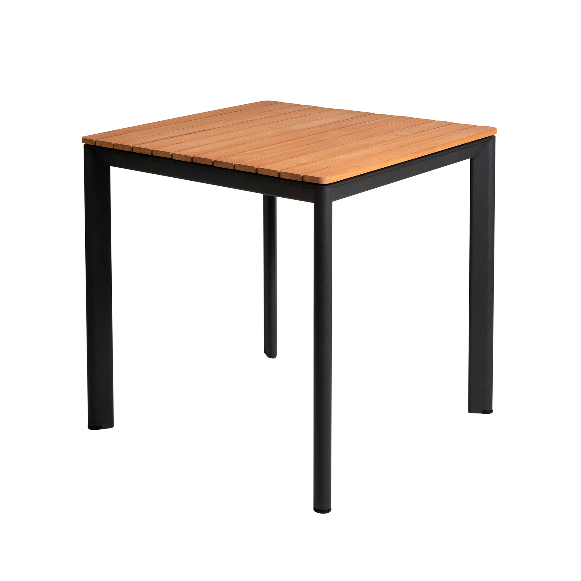 MINDO // MINDO 101 DINING TABLE 74X74 - DARK GREY | TEAK