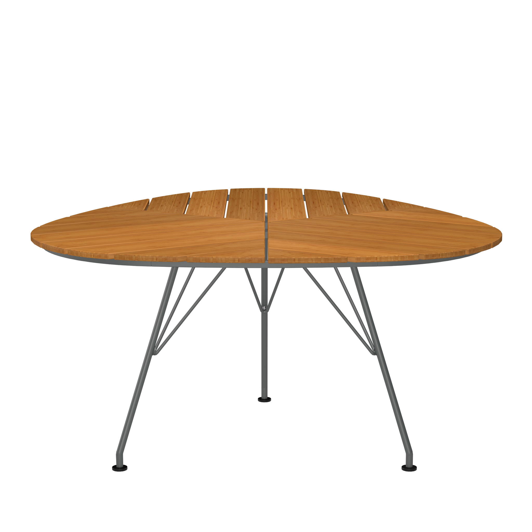 Houe // LEAF Dining Table - Outdoor dining table, bamboo, Ø155cm