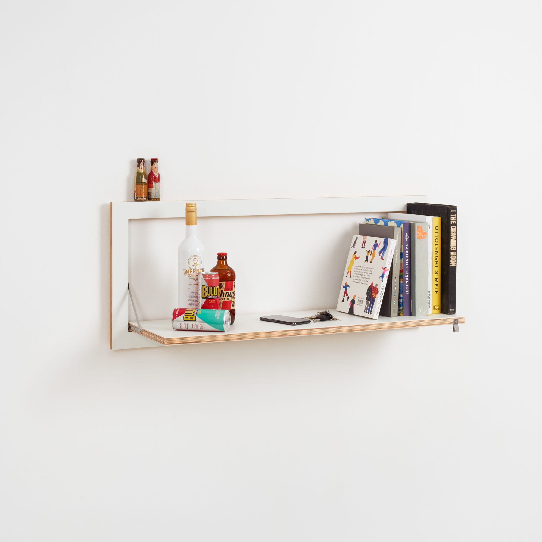 AMBIVALENZ // FLÄPPS - SHELF | 100X40-1 | WHITE