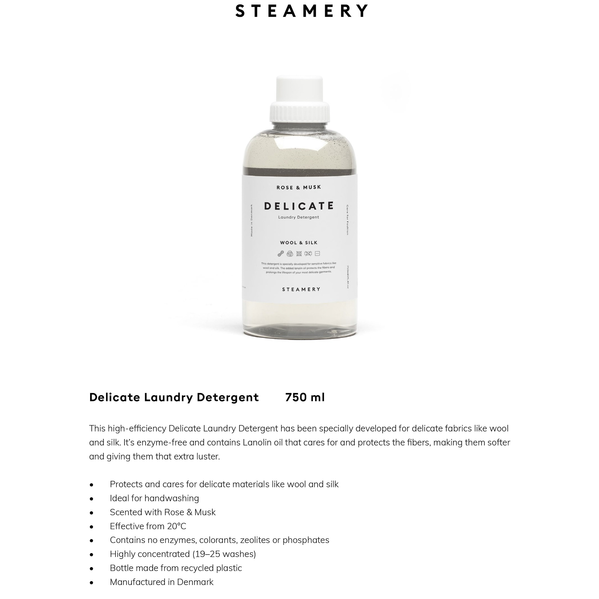 STEAMERY // DELICATE - LAUNDRY DETERGENT