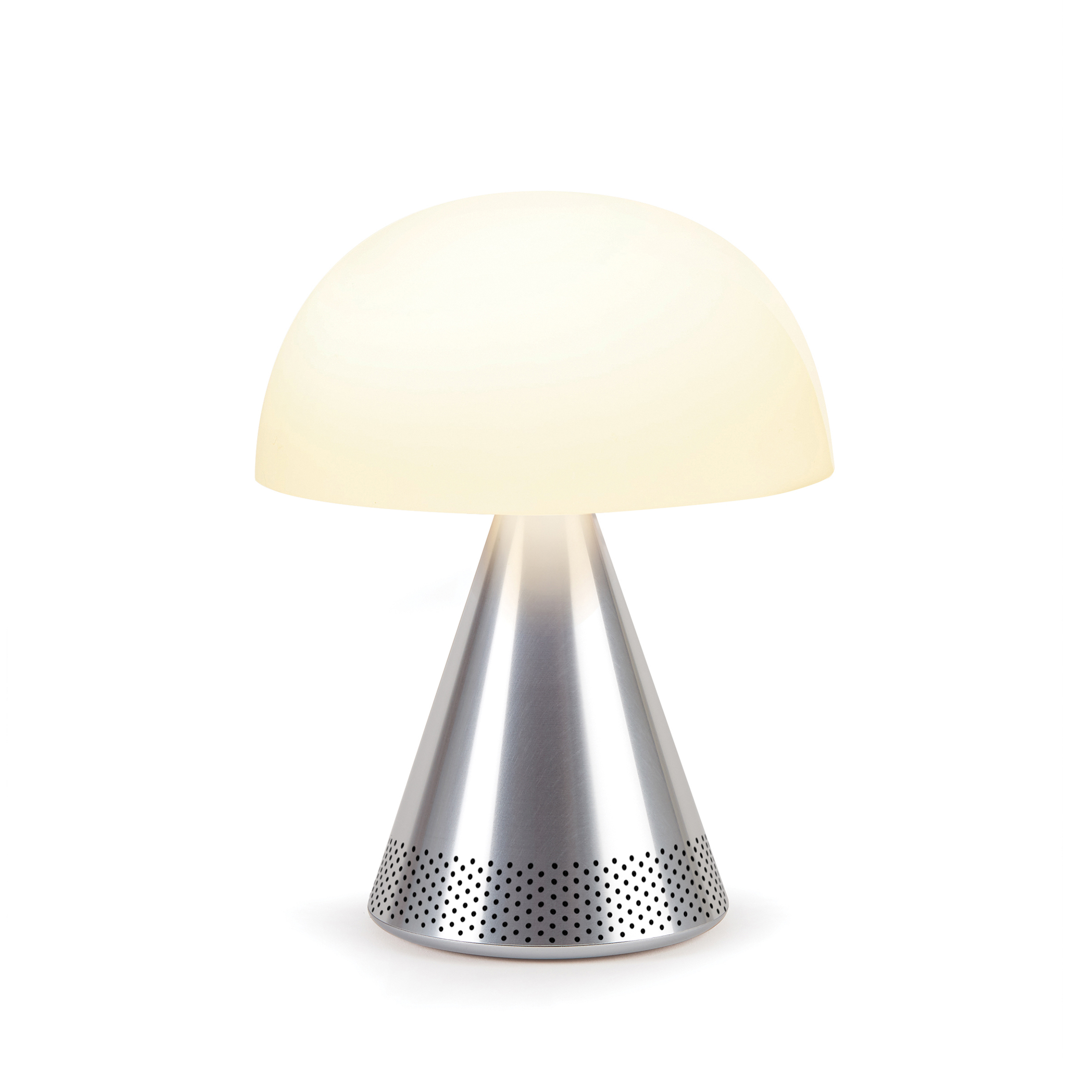 LEXON DESIGN // MINA L AUDIO - TABLE LAMP + SOUND | ALUMINUM