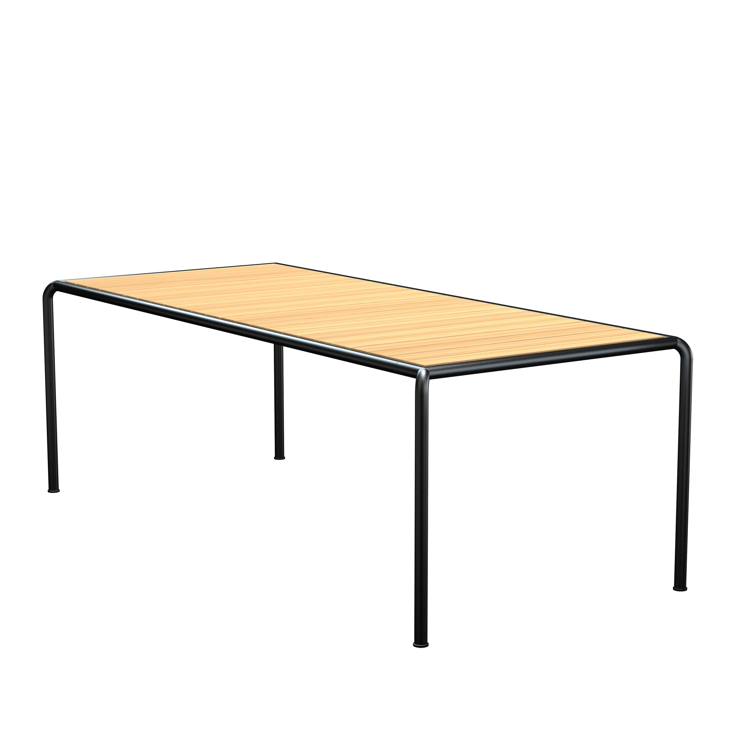 Houe // AVANTI Dining table - Outdoor dining table, 222x98cm, pine / black