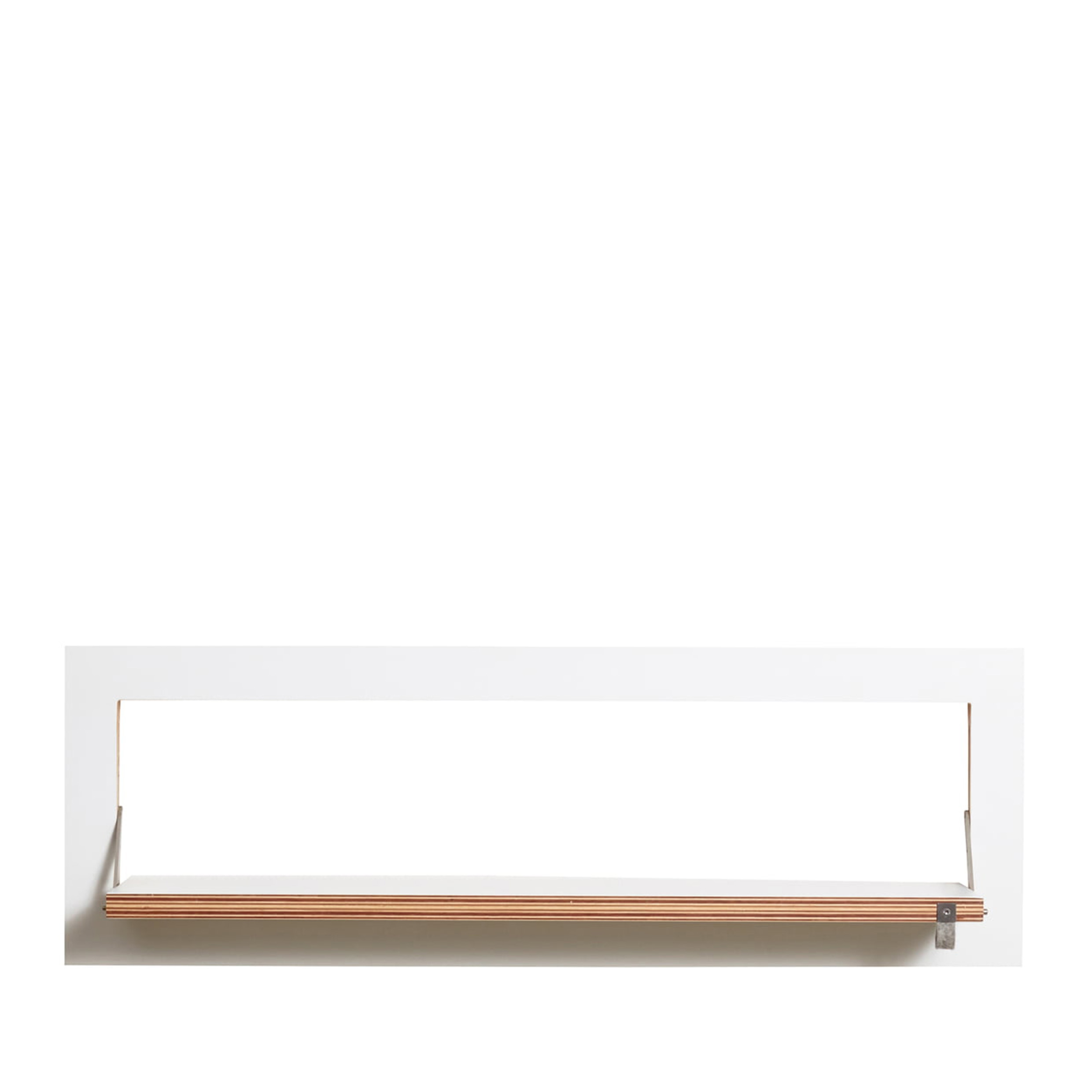 AMBIVALENZ // FLÄPPS - SHELF | 80X27-1 | WHITE