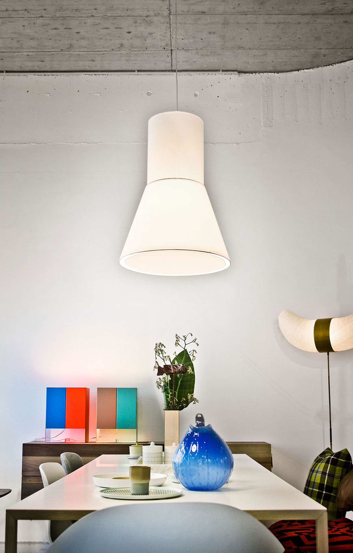 frauMaier // BigAndy white - Pendant lamp, green