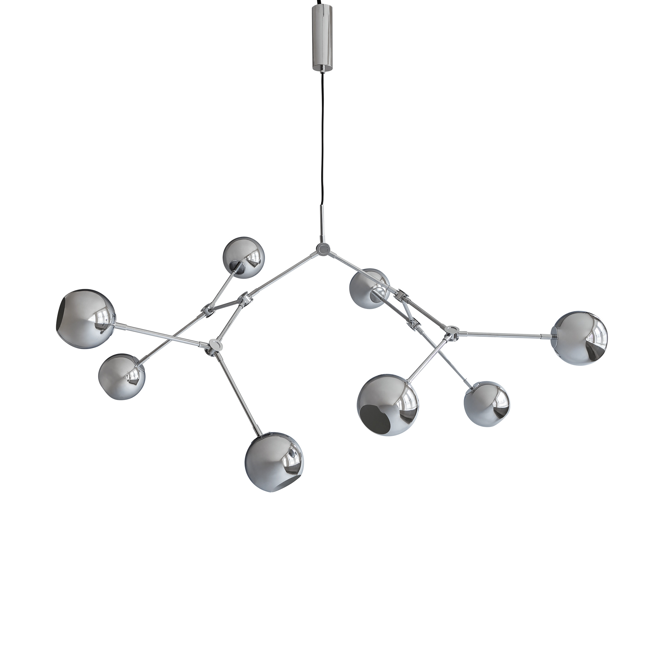 101 COPENHAGEN // DROP CHANDELIER GLOBE - PENDANT LIGHT | CHROME