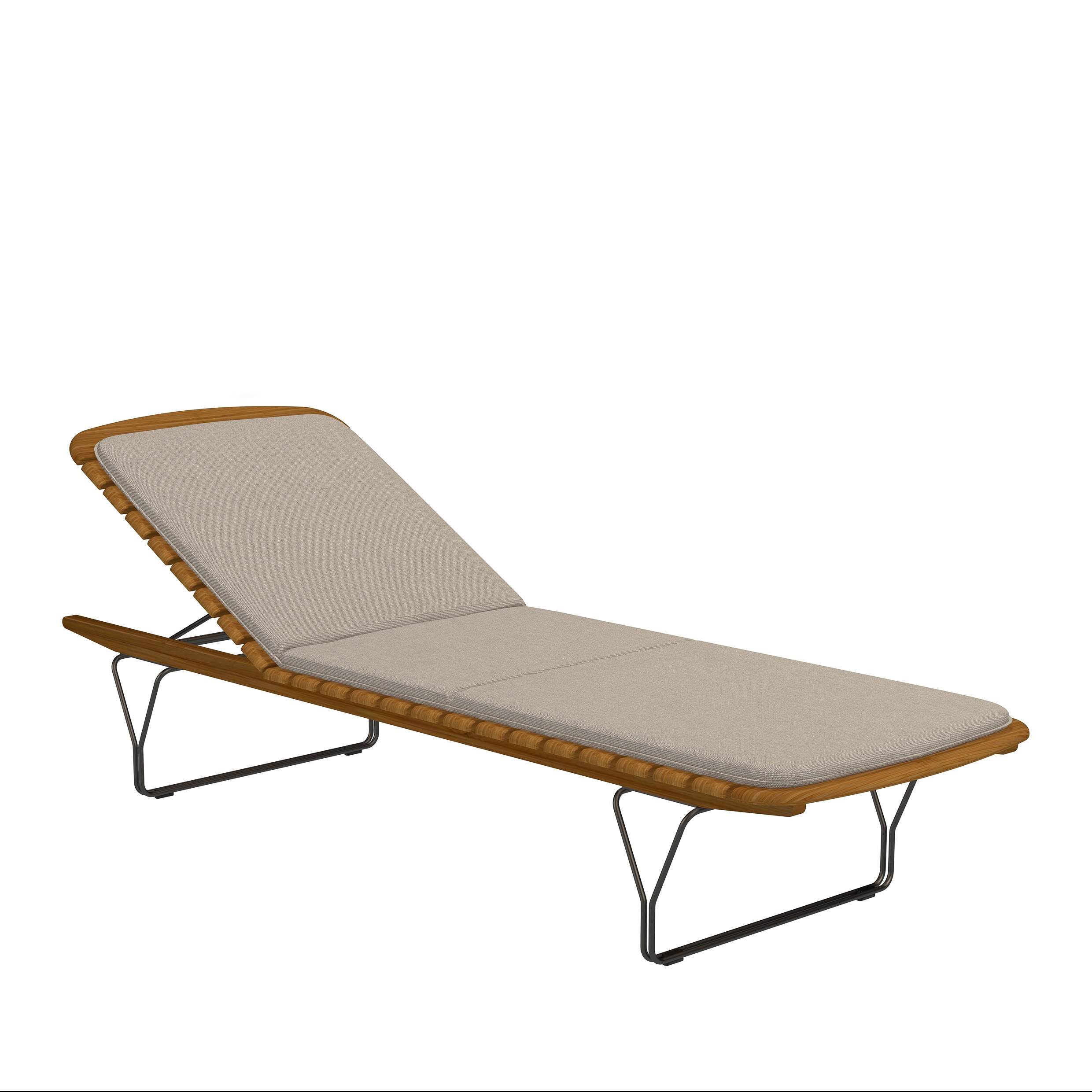 Houe // MOLO - Cushion for sun lounger, Ash