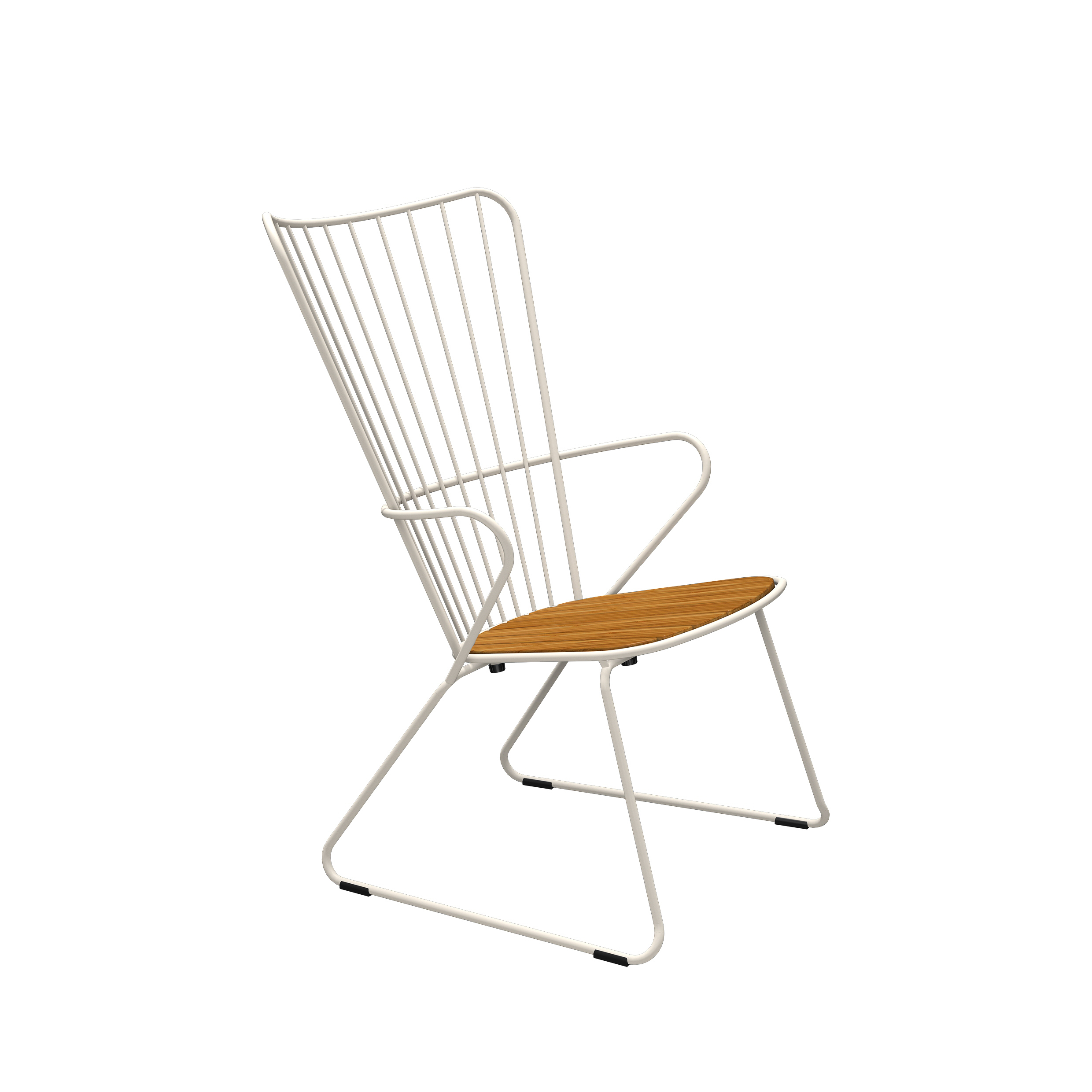 Houe // PAON Lounge Chair - Outdoor Lounge Armchair, White