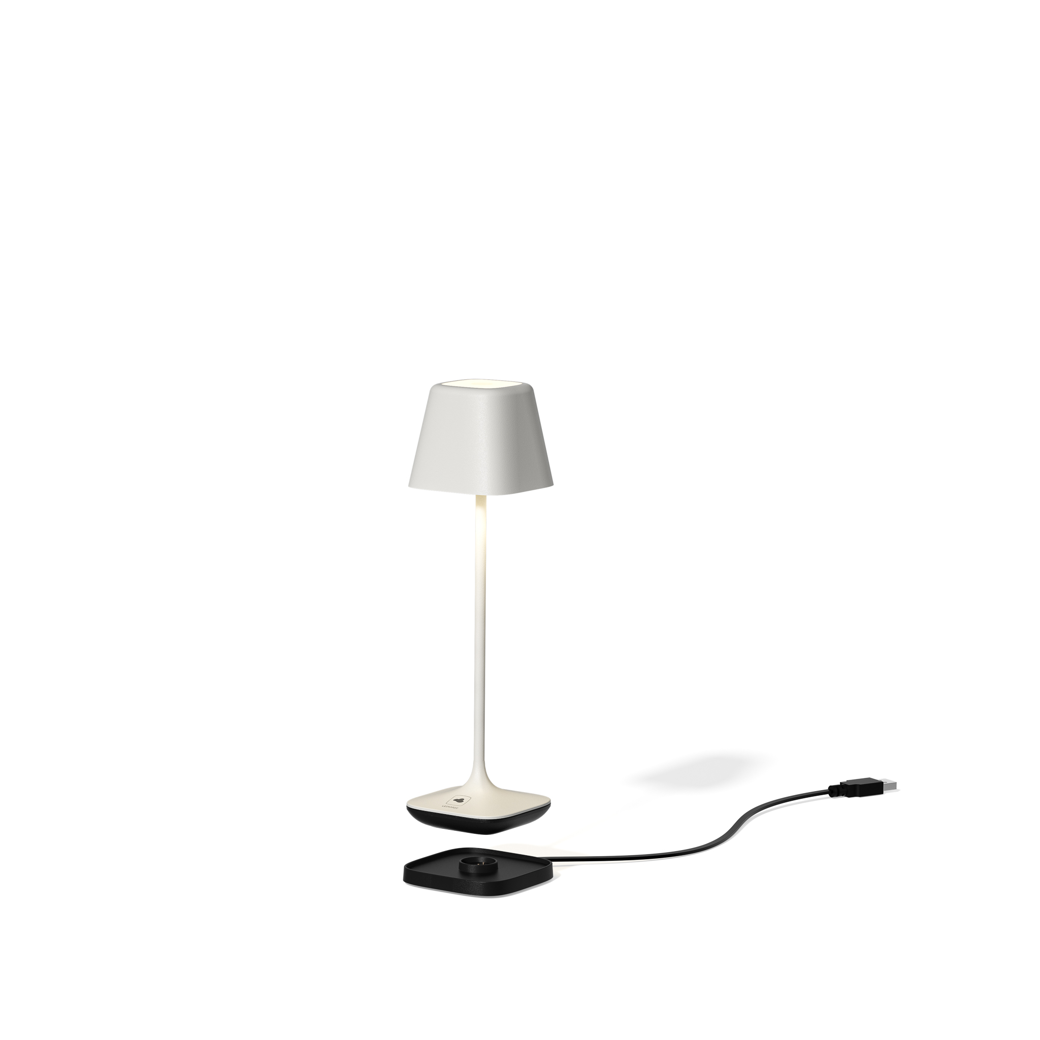 LEONARDO // CAPRI - BATTERY-POWERED TABLE LAMP | WHITE