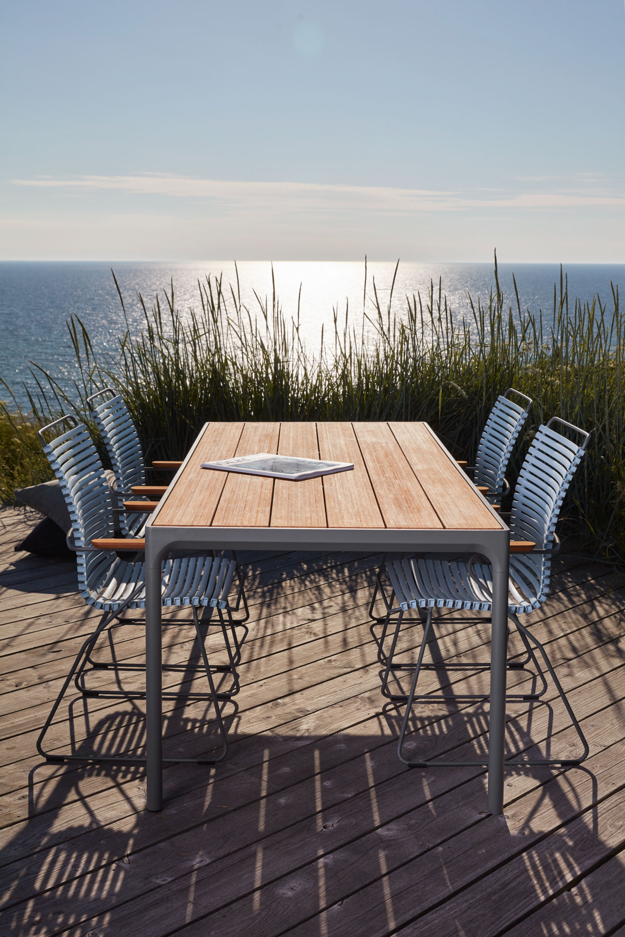 Houe // CLICK Dining Chair - Armchair with high backrest, paprika