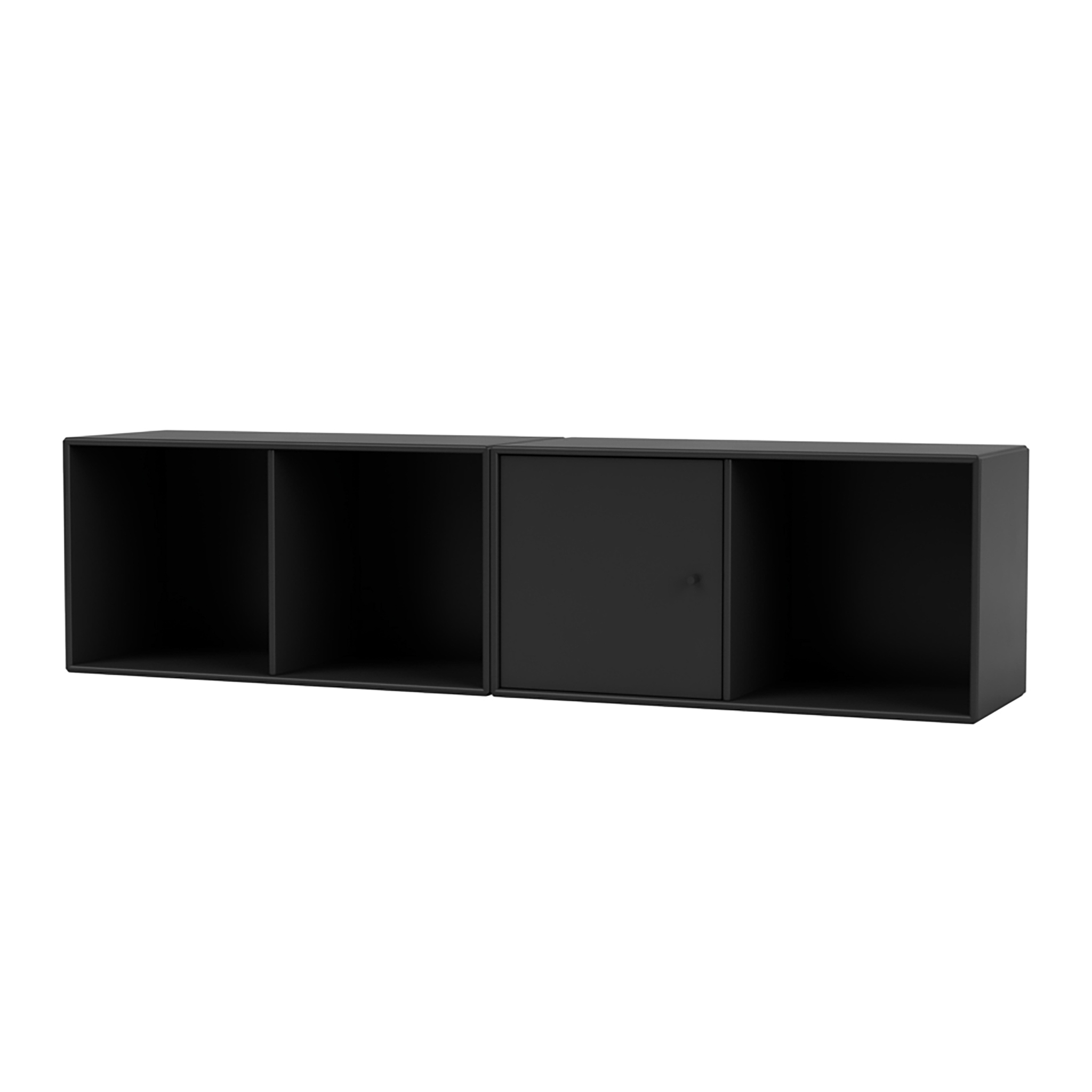 MONTANA // LINE - LÄNGLICHES SIDEBOARD | 05 BLACK | SCHWEBEND