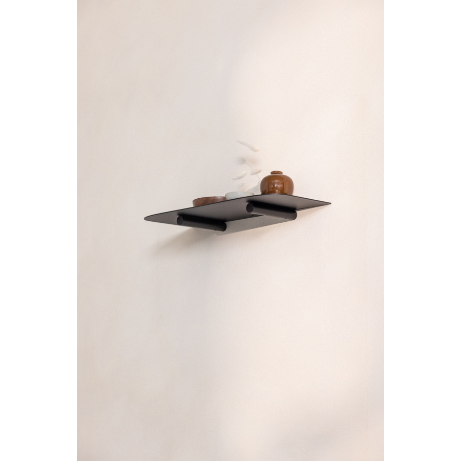 METALLBUDE // LENN - WALL SHELF | BLACK | S