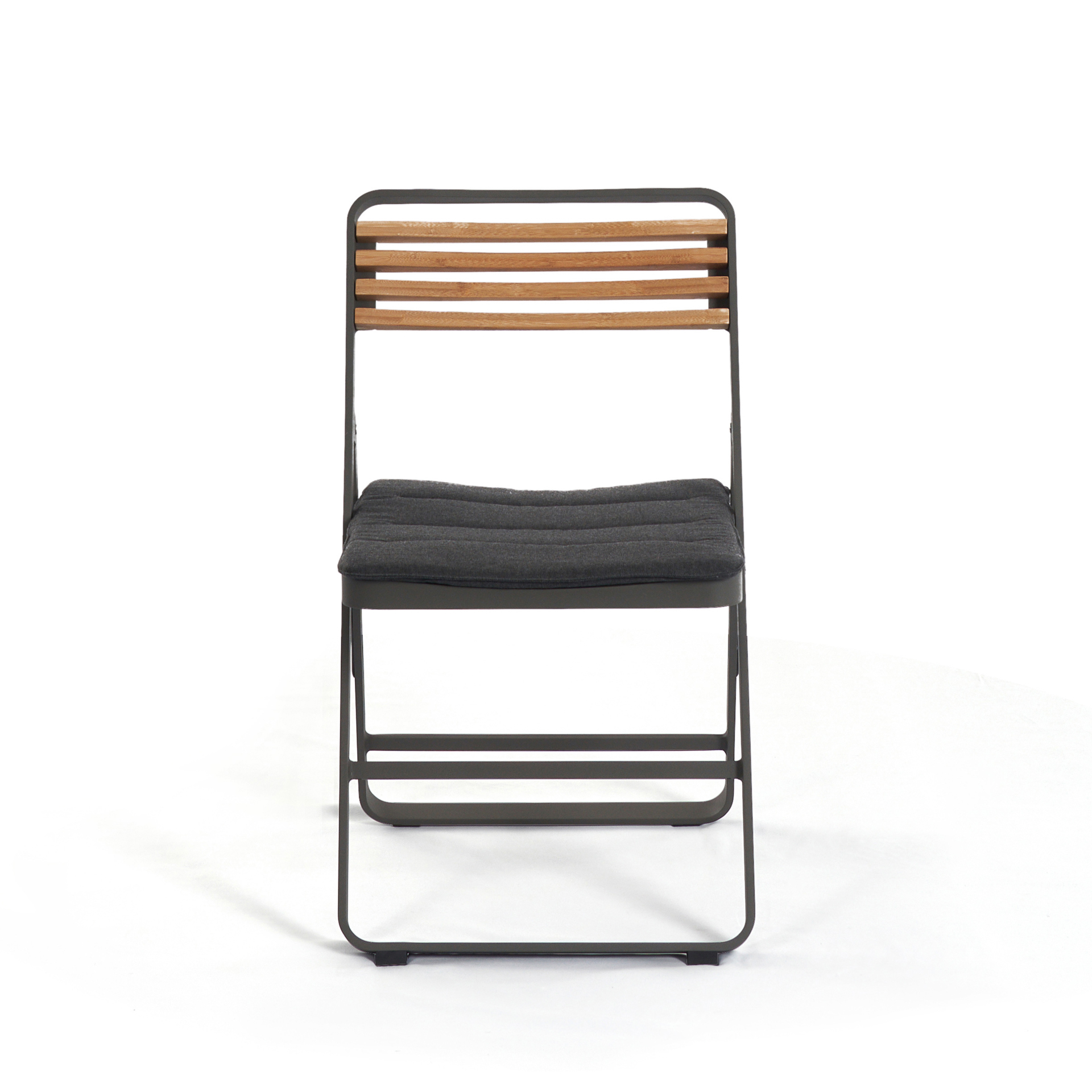 MINDO // MINDO 121 FOLDABLE DINING CHAIR | DARK GRAY