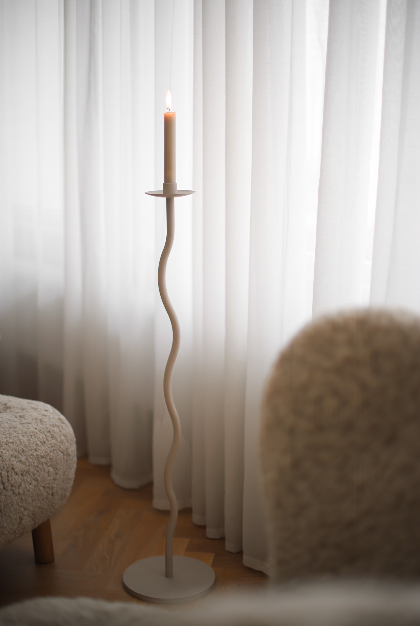 COOEE // CURVED CANDLEHOLDER - 75CM | SAND