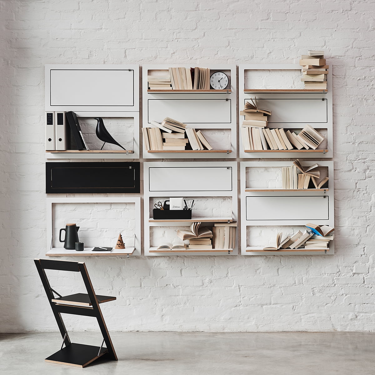 AMBIVALENZ // FLÄPPS - SHELF | 60X40-1 | BLACK