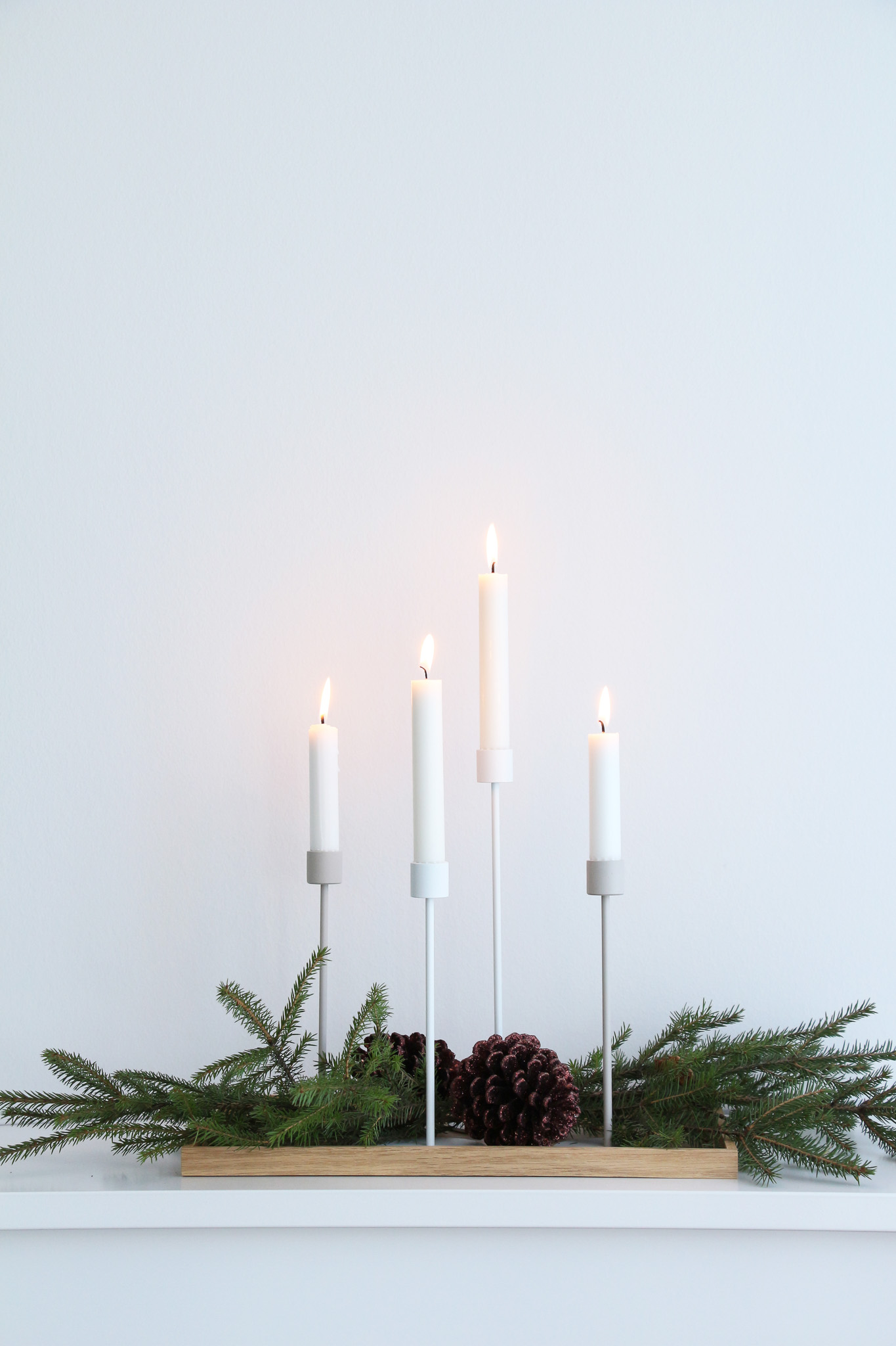 COOEE // CANDLESTICK - 21CM | WHITE